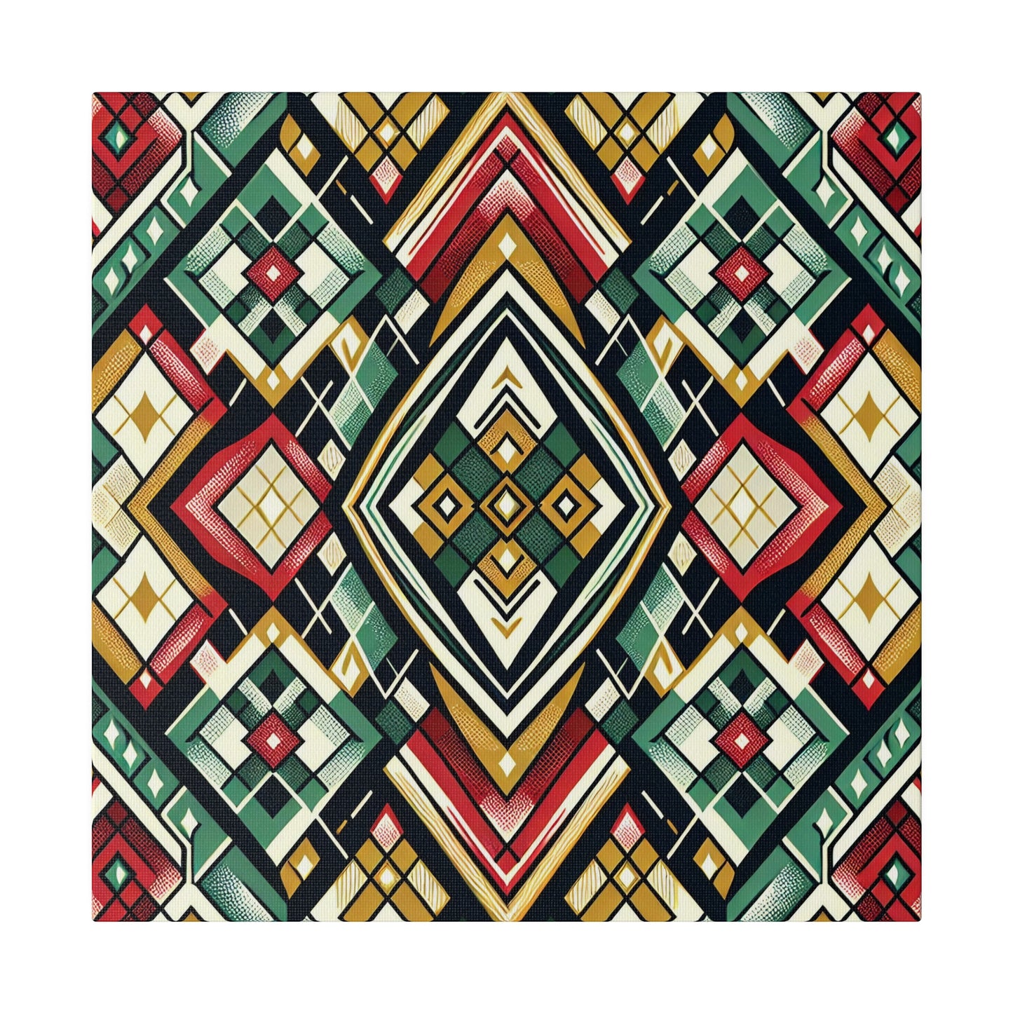Geometric Tribal Canvas - Canvas