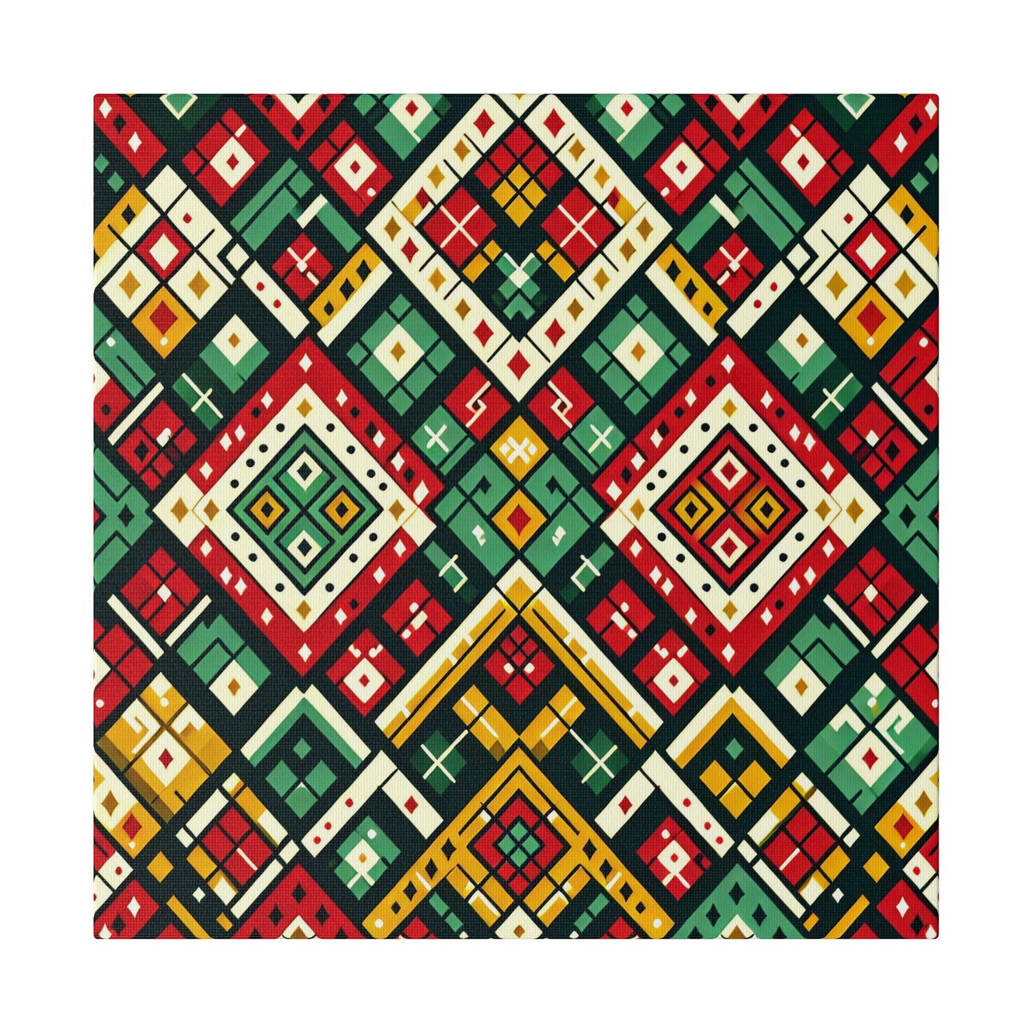 Geometric Tribal Canvas - Canvas