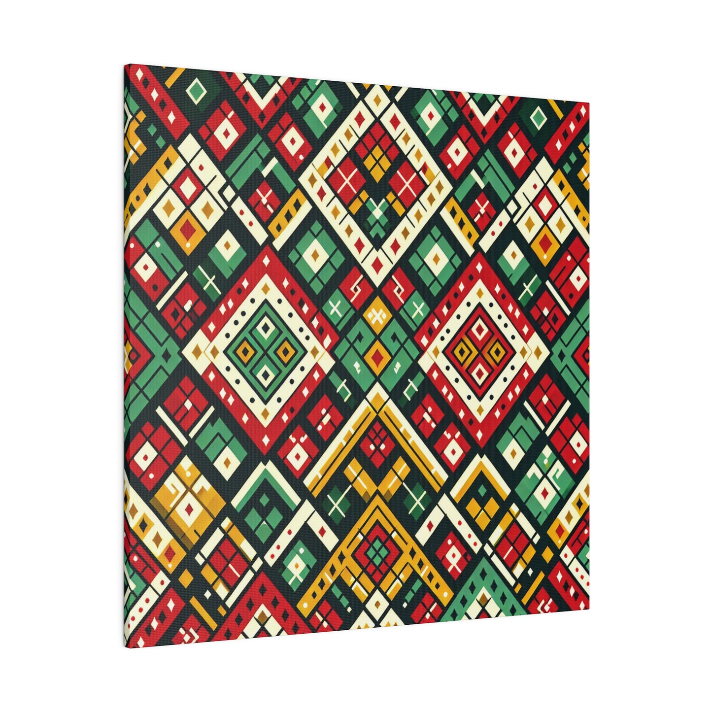 Geometric Tribal Canvas - Canvas