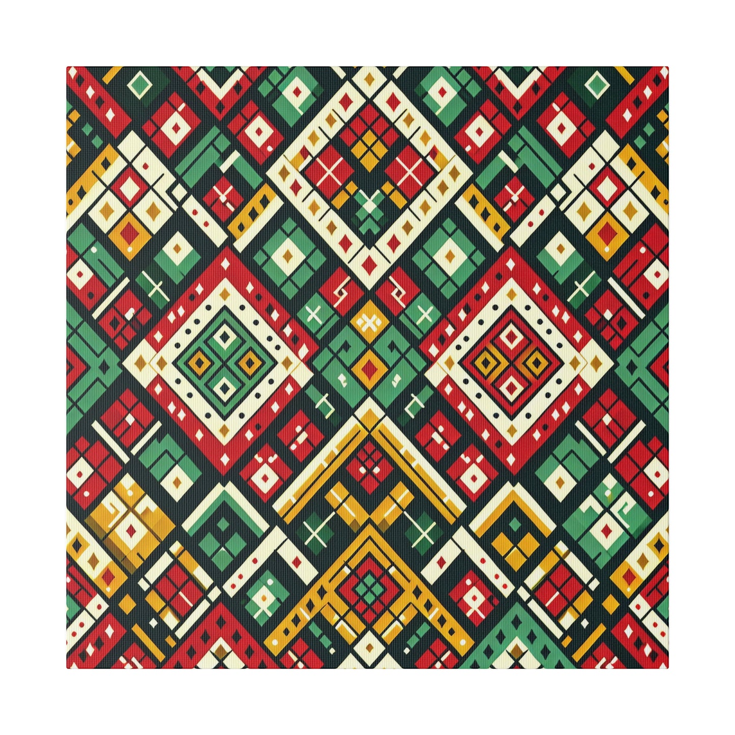 Geometric Tribal Canvas - Canvas