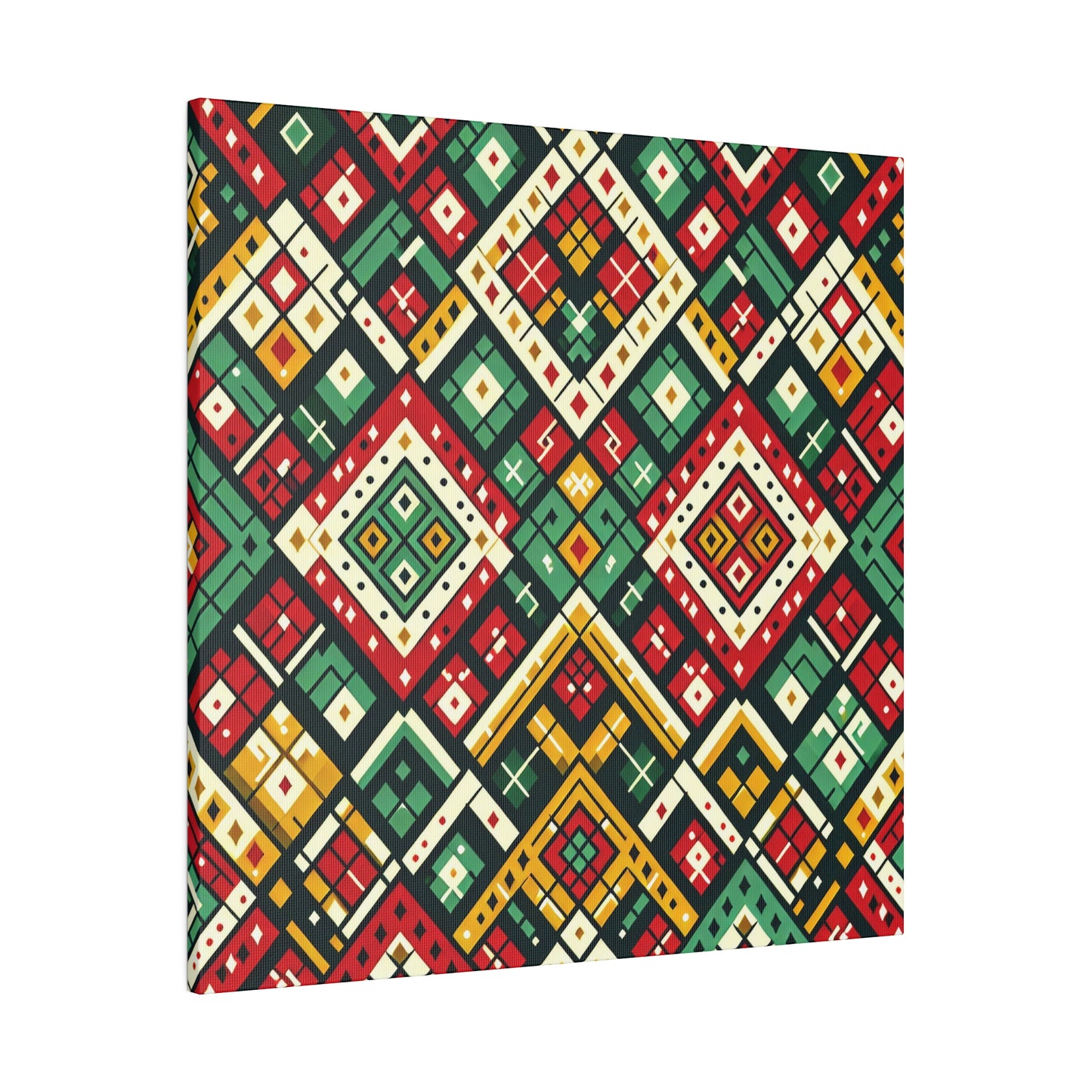 Geometric Tribal Canvas - Canvas