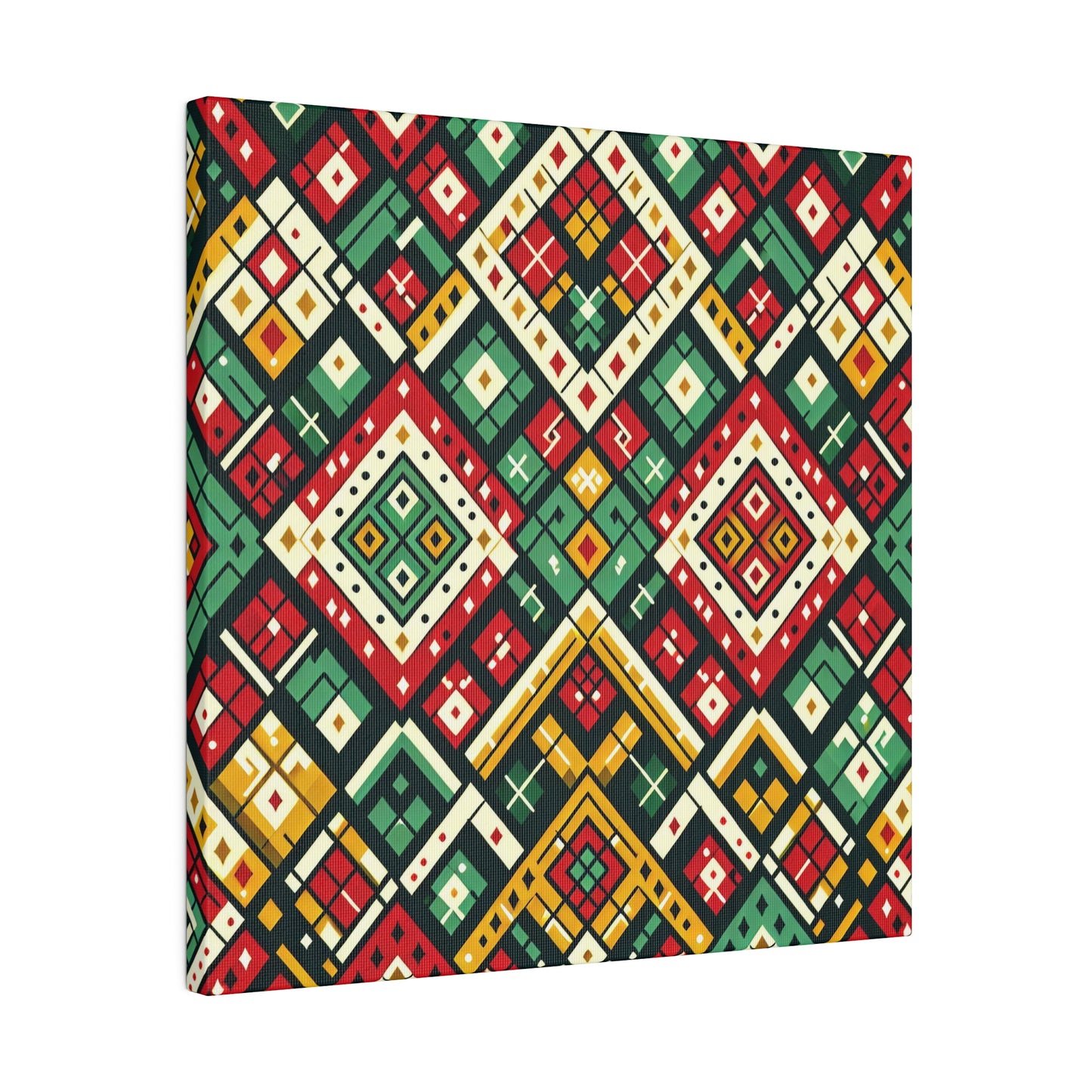 Geometric Tribal Canvas - Canvas