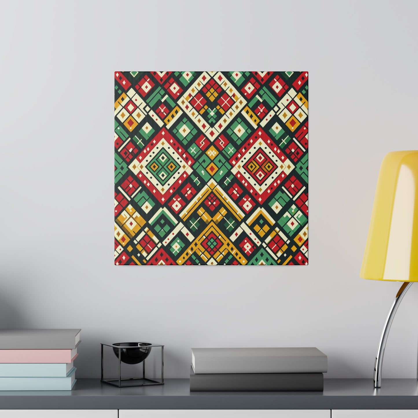 Geometric Tribal Canvas - Canvas
