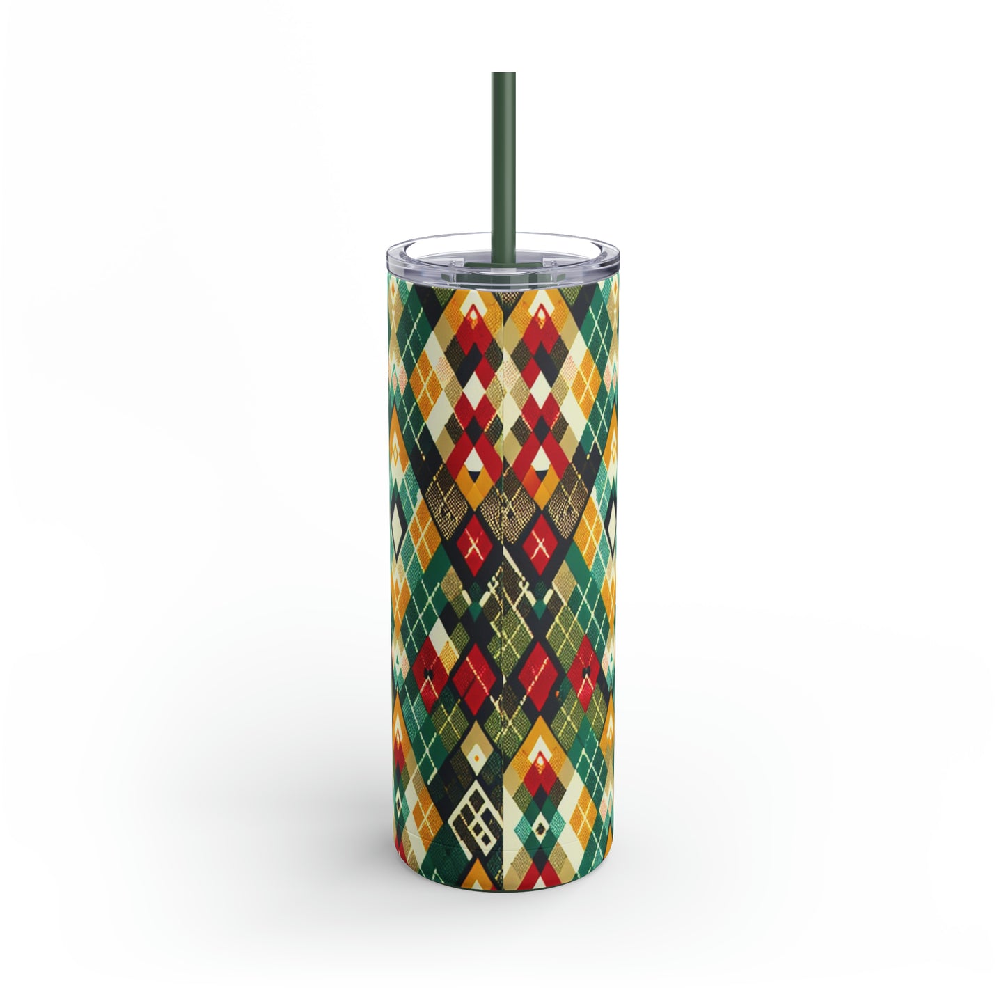 Geometric Patchwork Tumbler