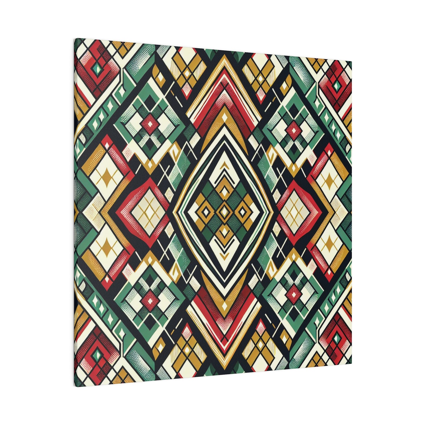 Geometric Tribal Canvas - Canvas