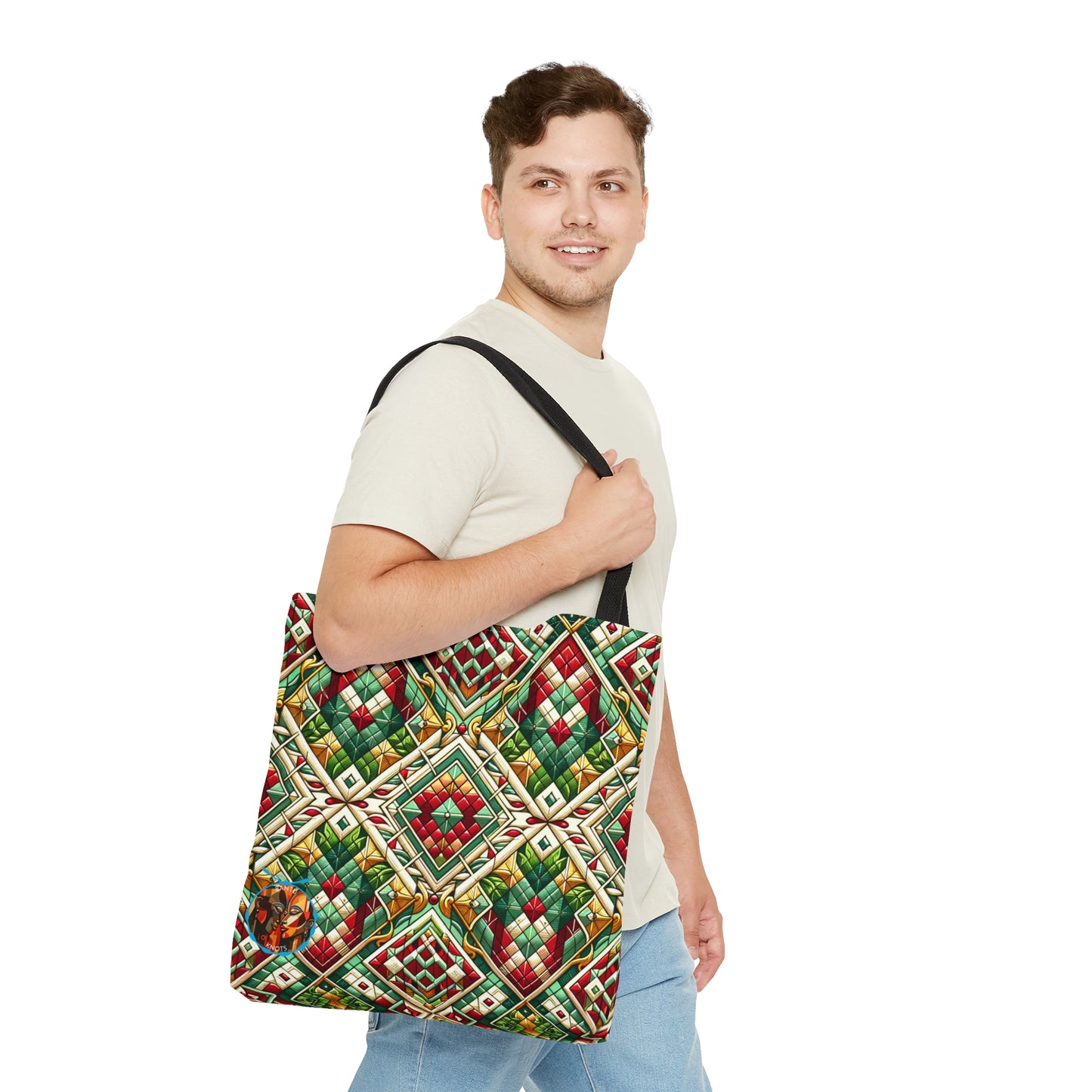 Geometric Elegance Artisan Tote Bag