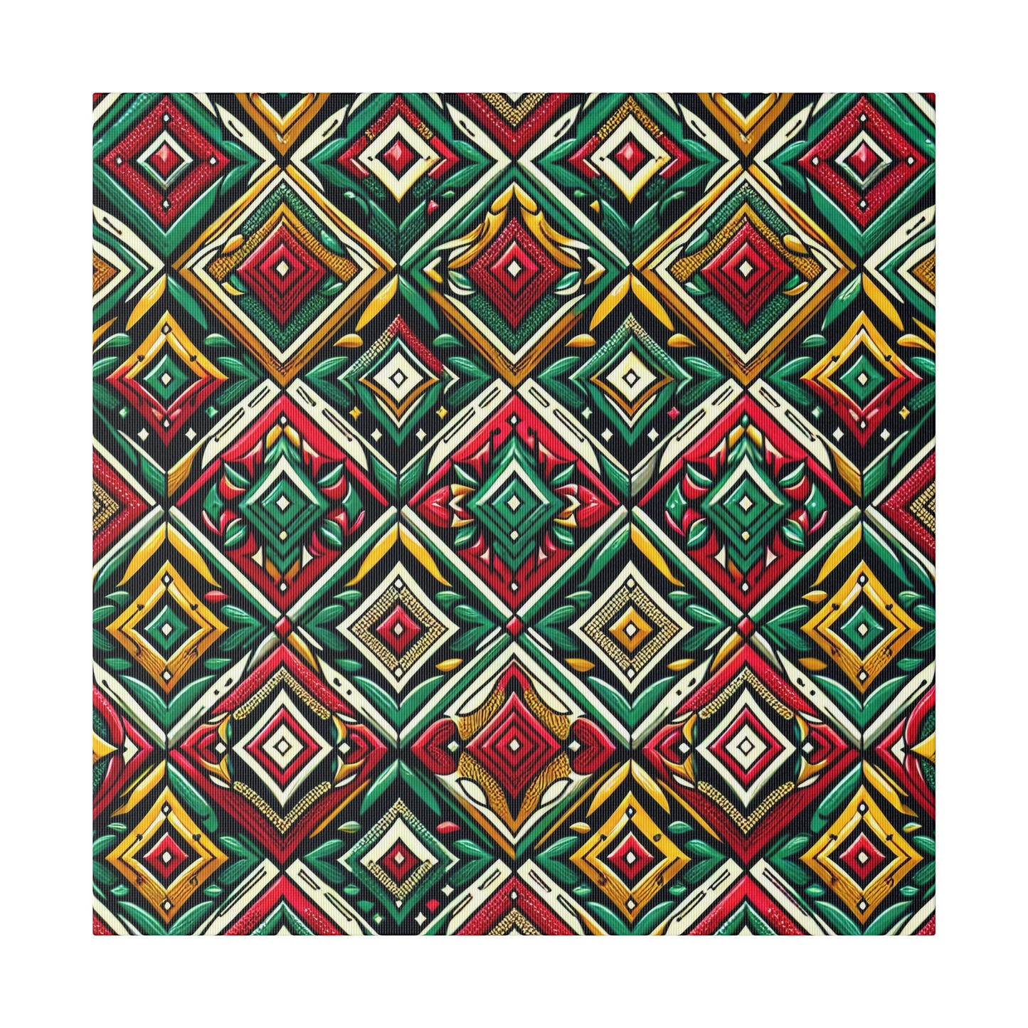 Tribal Geometric Canvas - Canvas