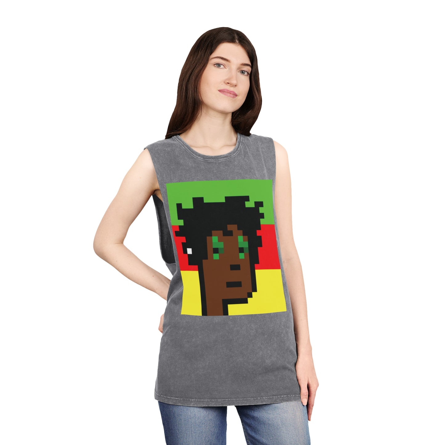 Ras Punk unisex Stonewash Tank Top