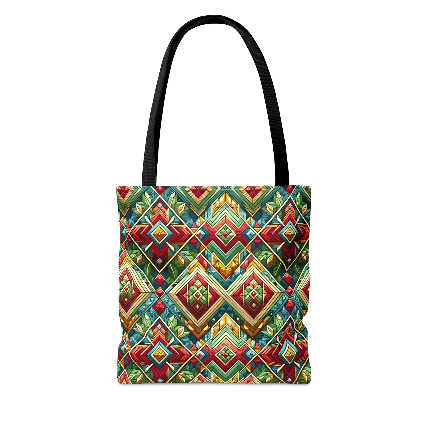 Vibrant Geometric Mosaic Tote Bag