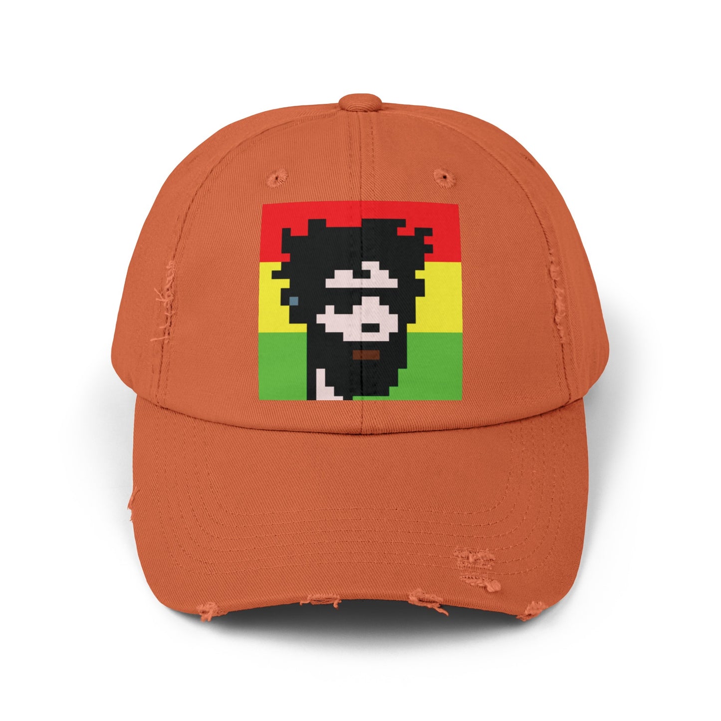 Rasta Vibes Distressed Cap - Unisex