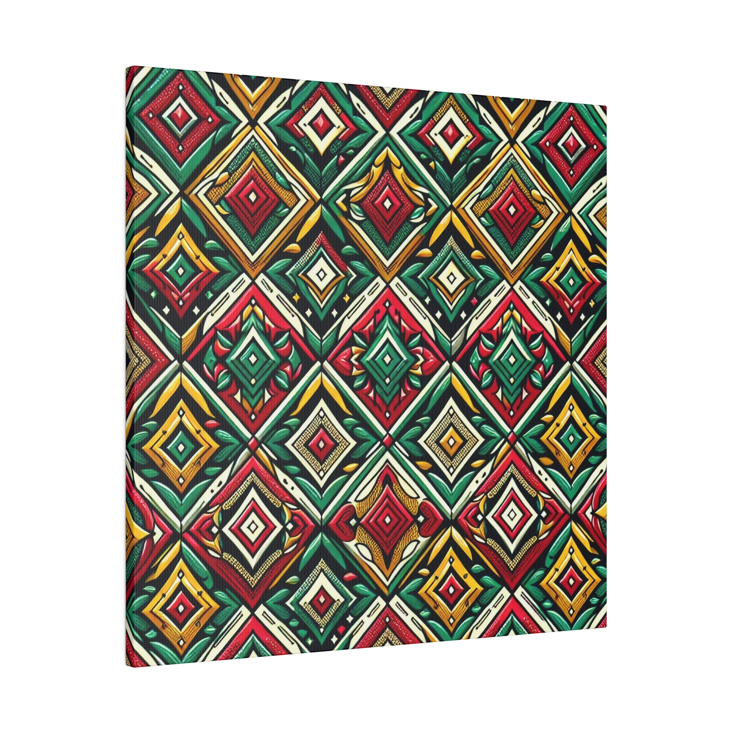 Tribal Geometric Canvas - Canvas