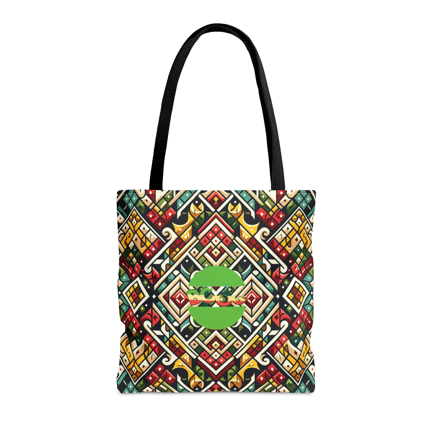 Vibrant Geometric Mosaic Tote Bag