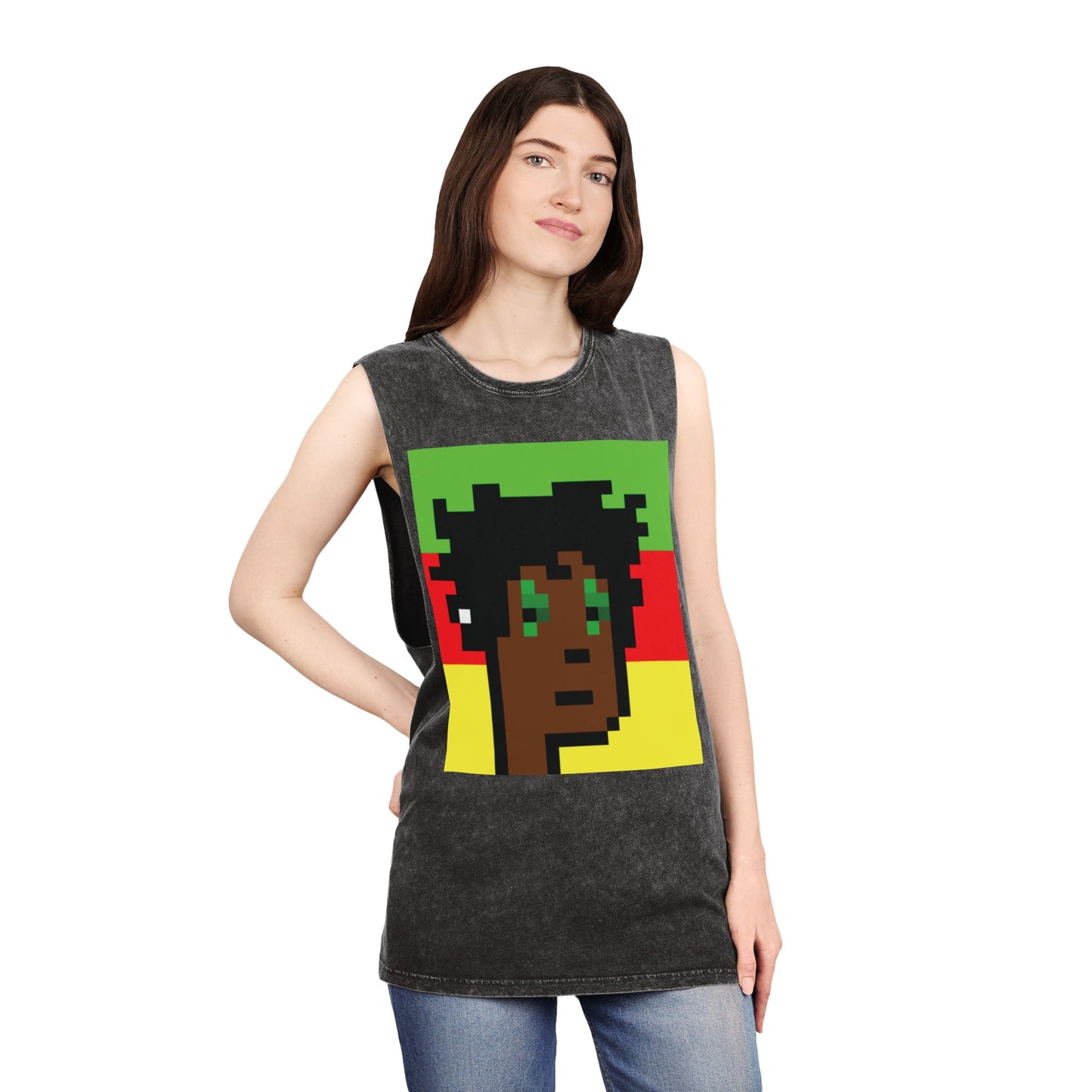 Ras Punk unisex Stonewash Tank Top