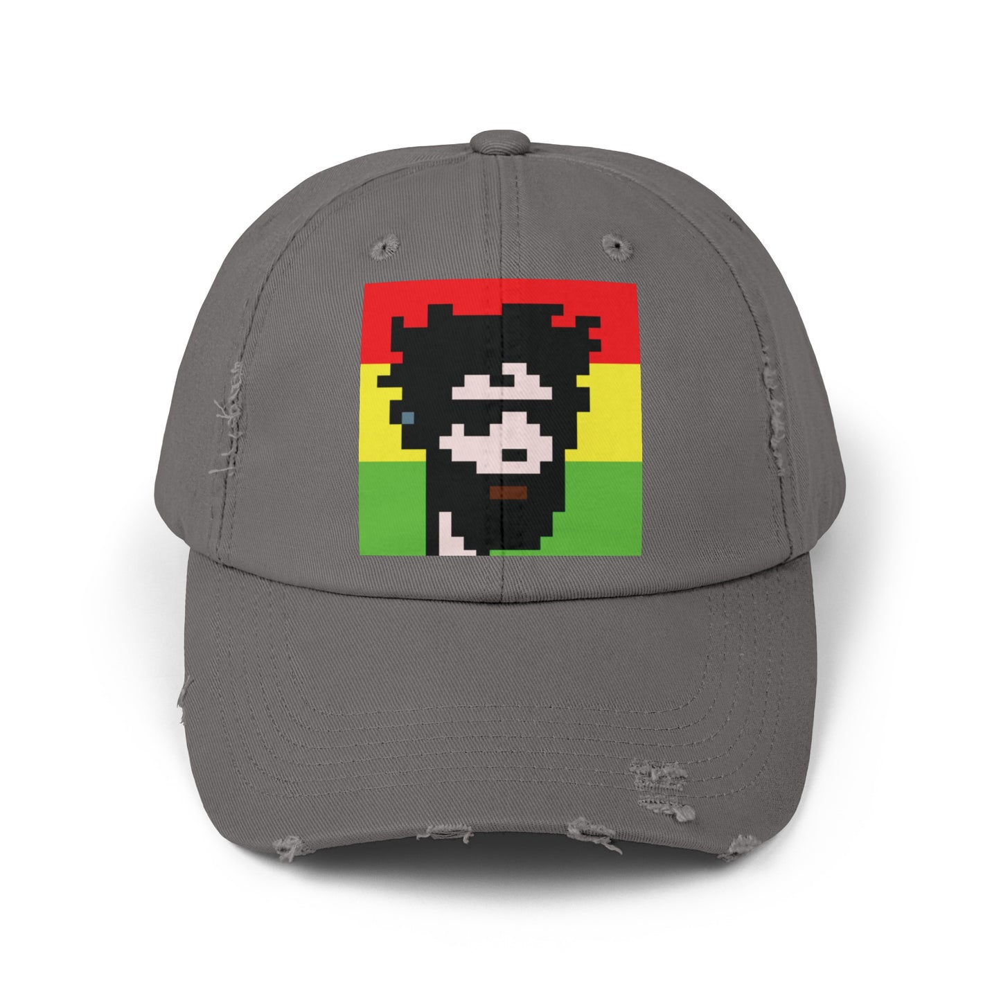 Rasta Vibes Distressed Cap - Unisex