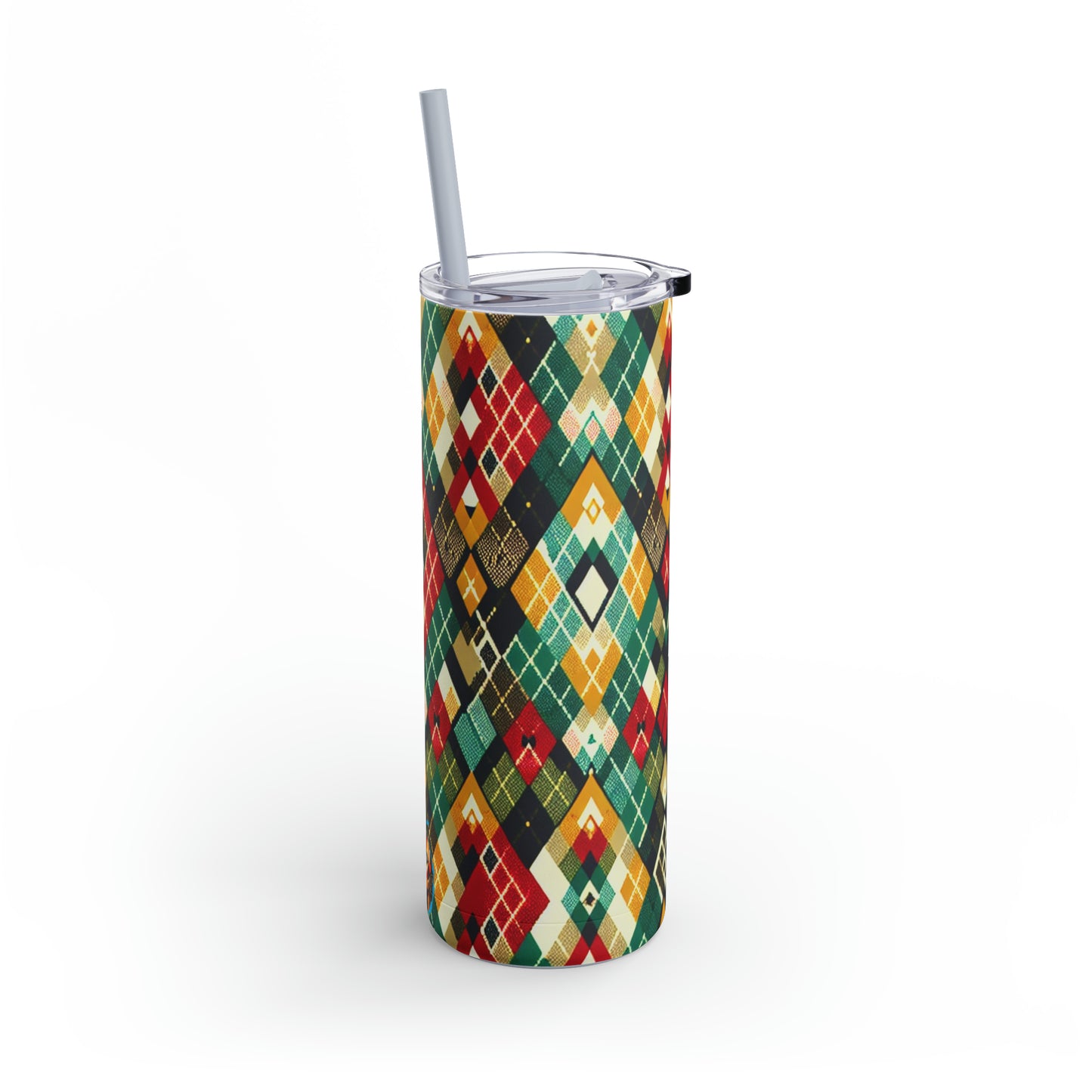 Geometric Patchwork Tumbler