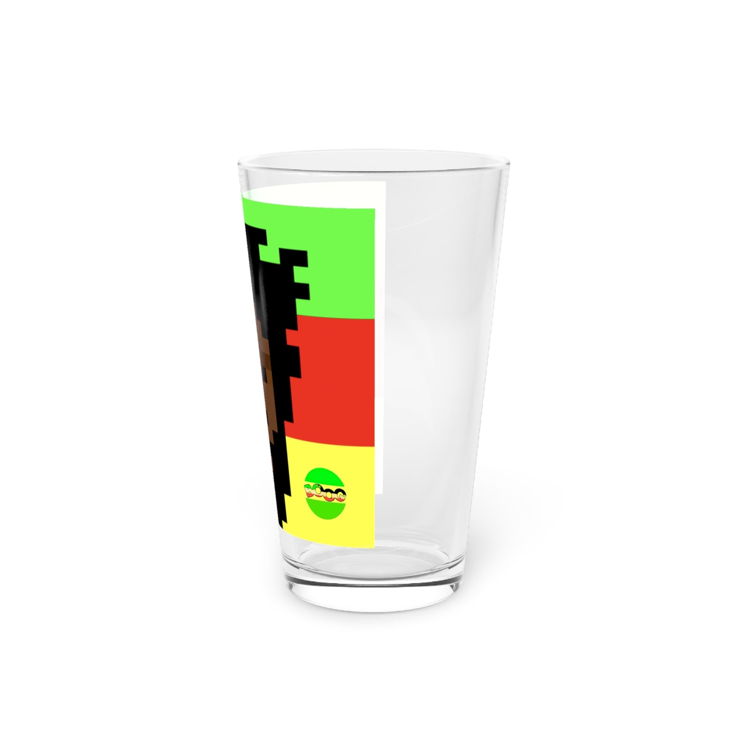 Cool Rasta Glass, 16oz