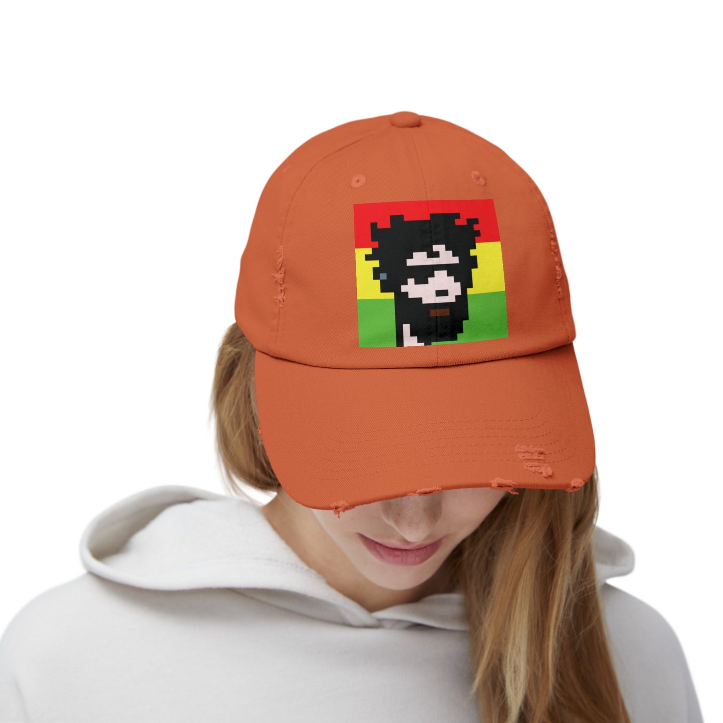 Rasta Vibes Distressed Cap - Unisex