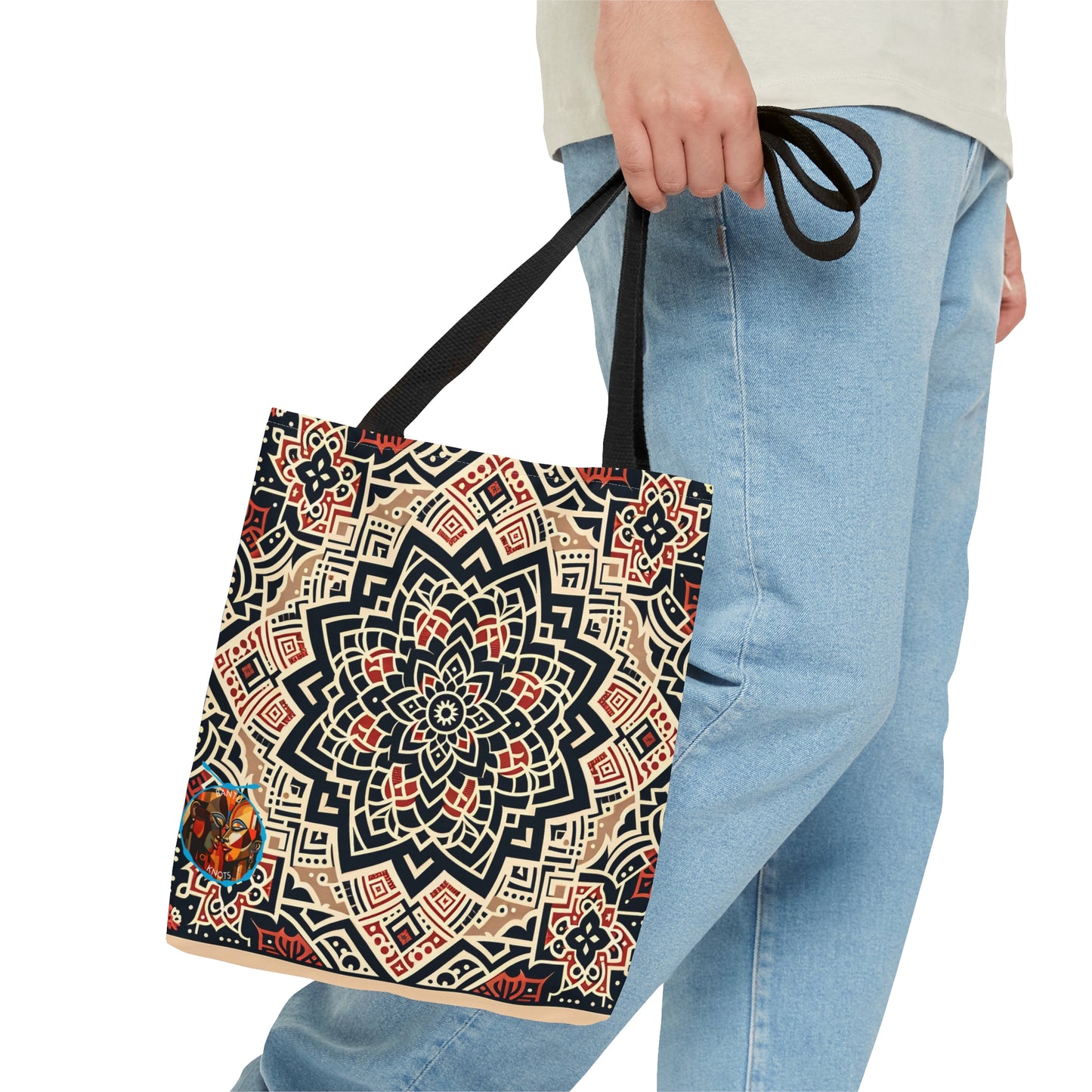 Bohemian Mandala Intricate Design Spacious Tote Bag