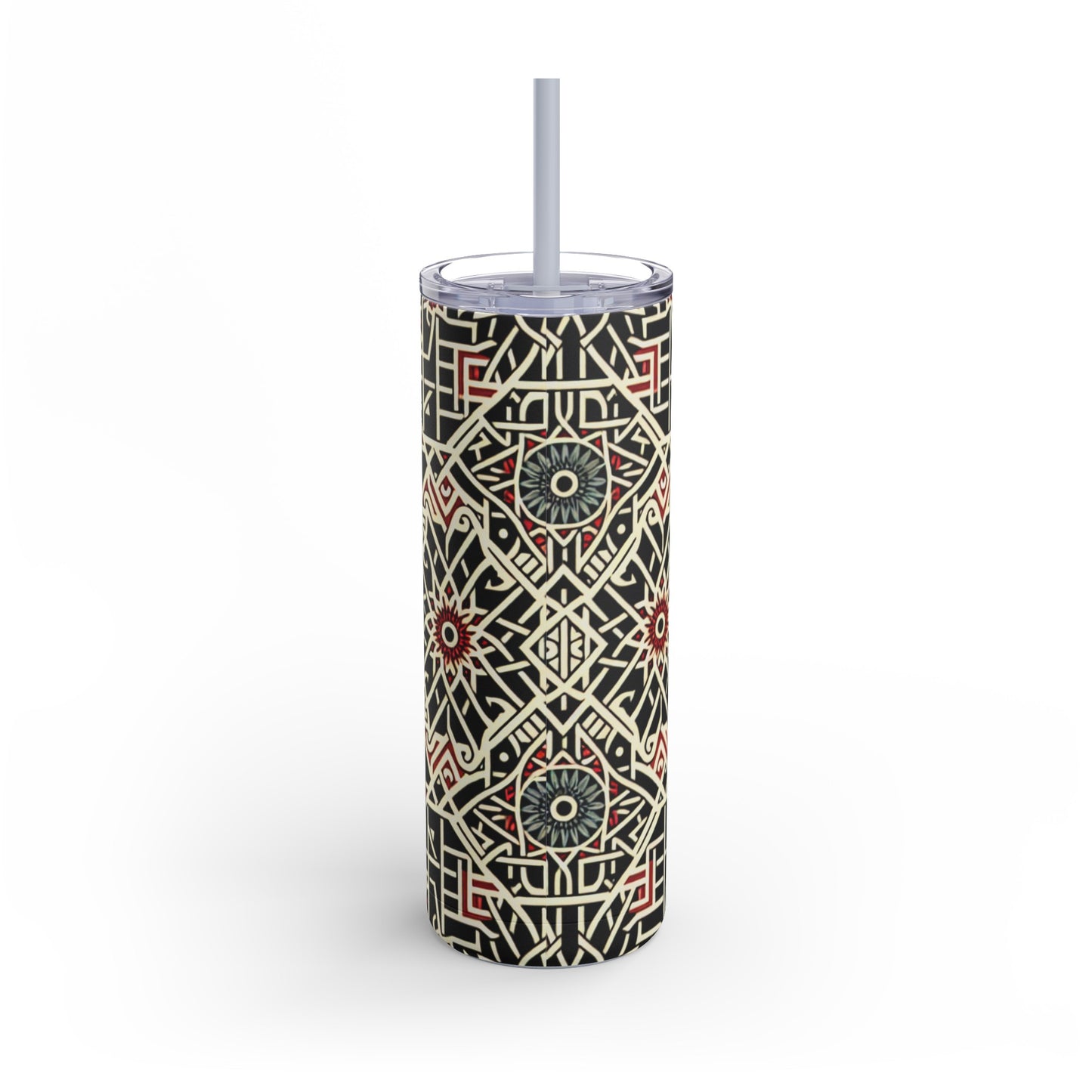 Geometric Arabesque Tumbler