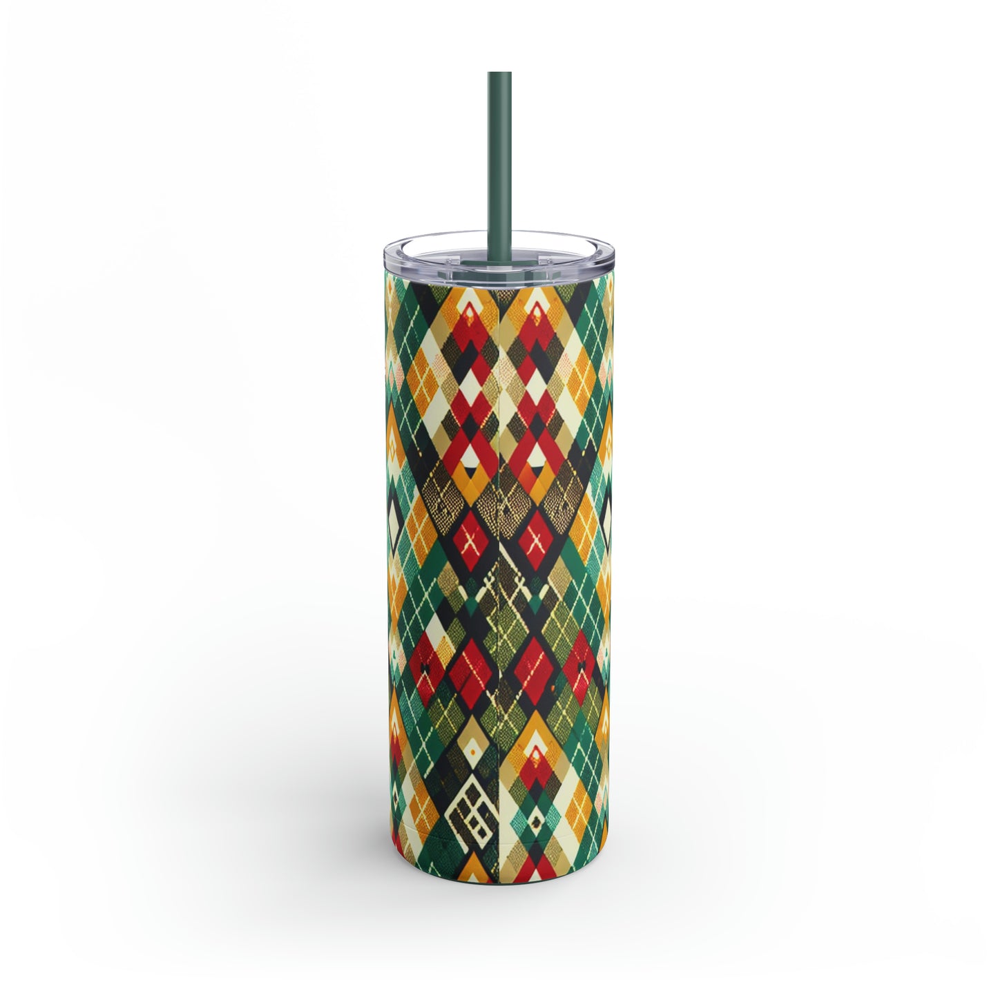 Geometric Patchwork Tumbler