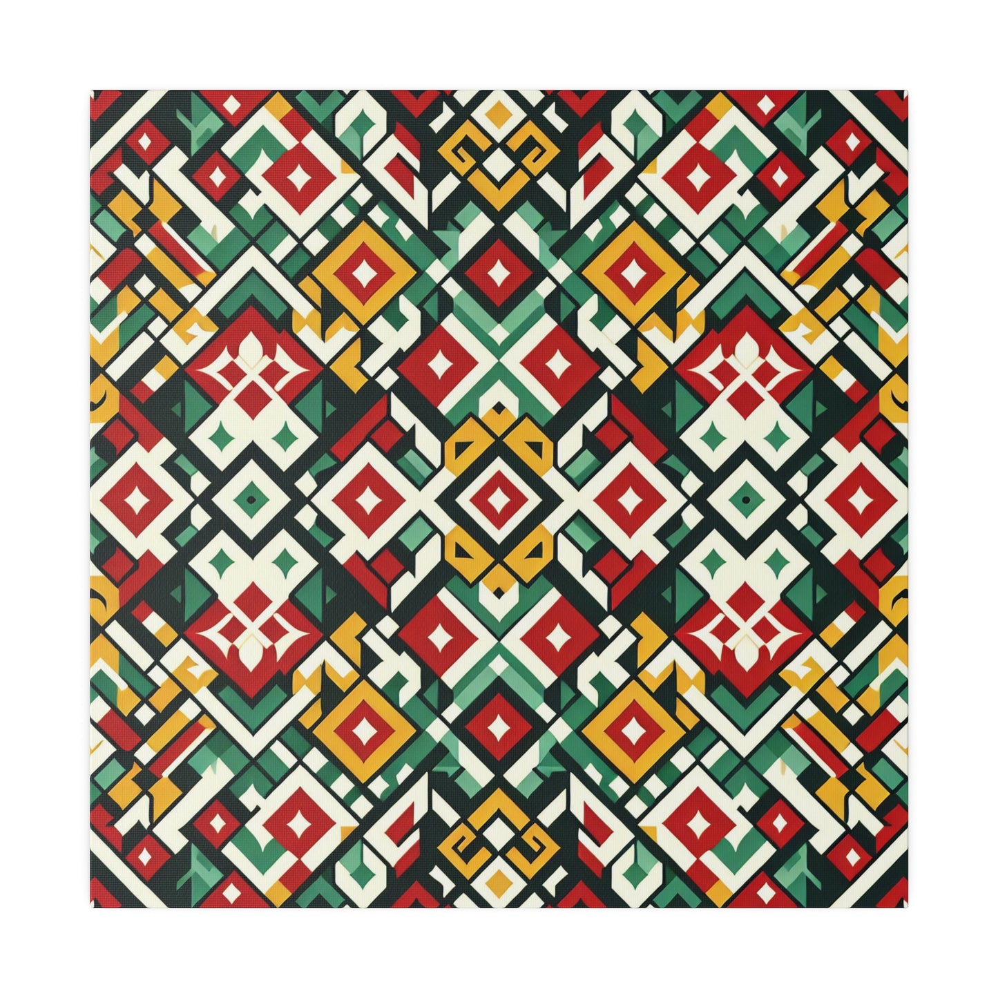 Vibrant Geometric Canvas Art - Canvas