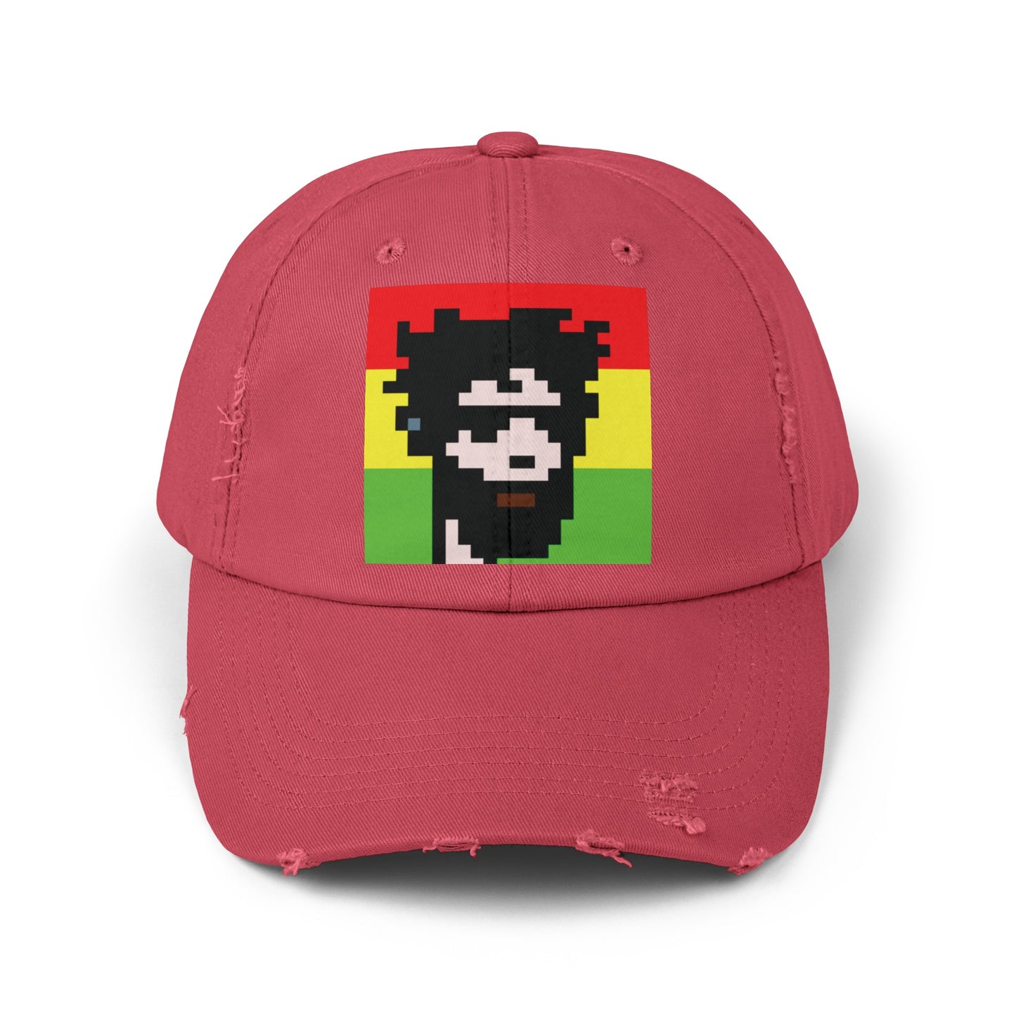 Rasta Vibes Distressed Cap - Unisex