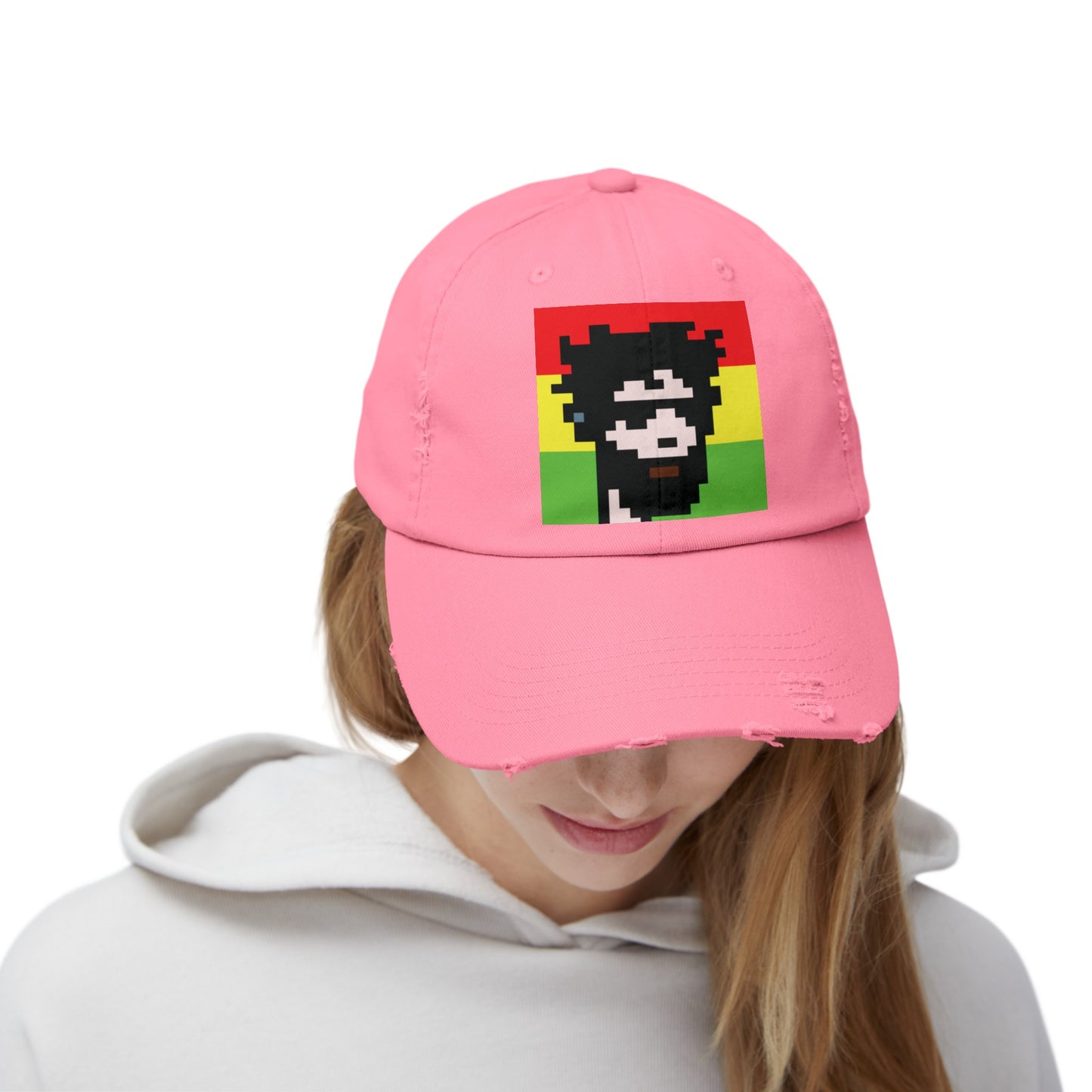 Rasta Vibes Distressed Cap - Unisex