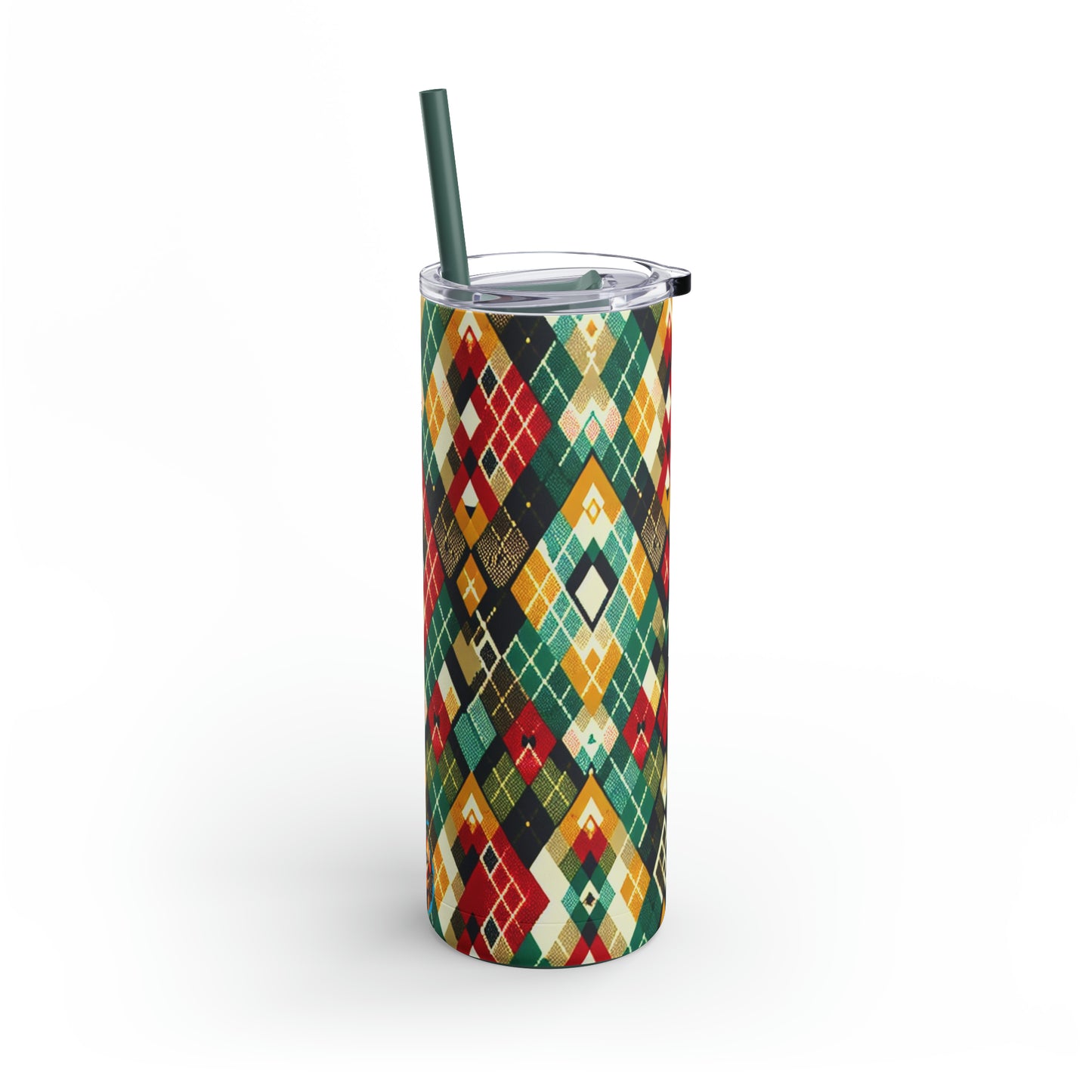 Geometric Patchwork Tumbler