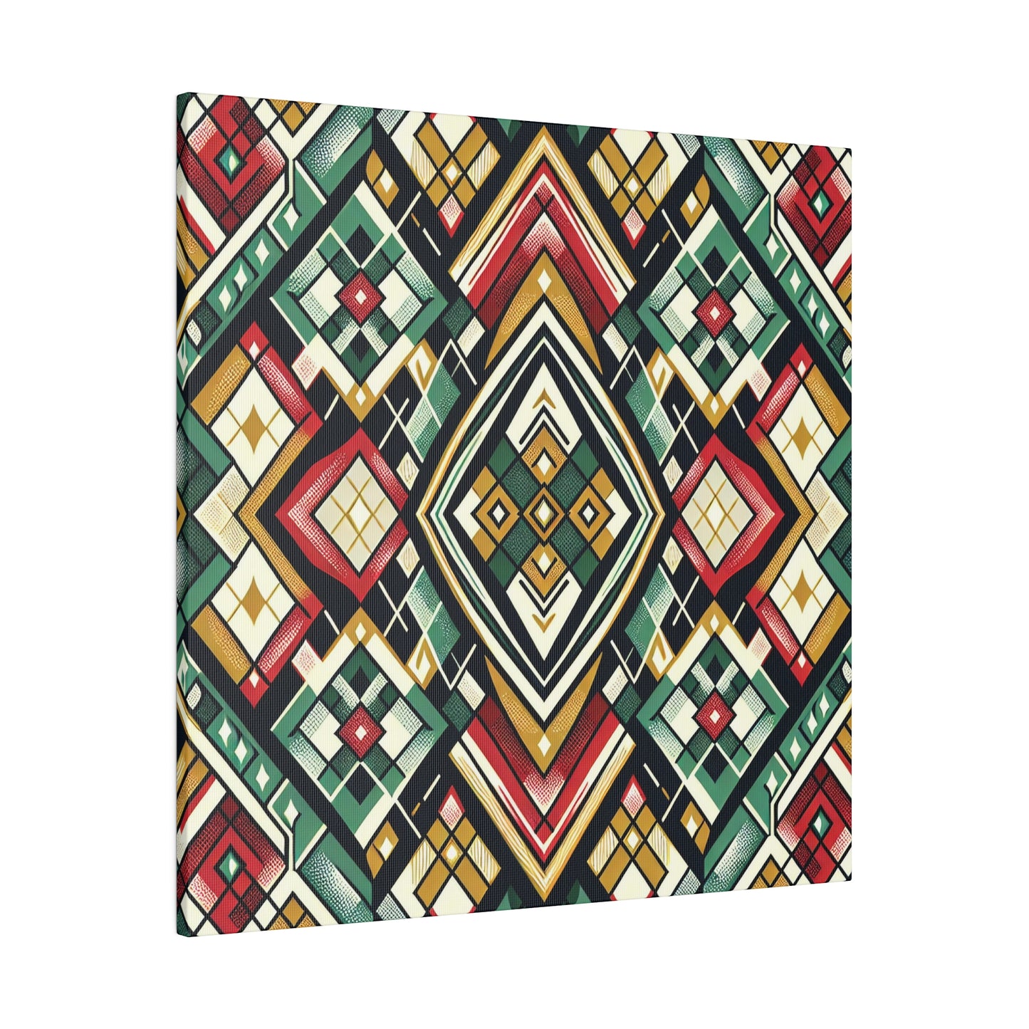 Geometric Tribal Canvas - Canvas