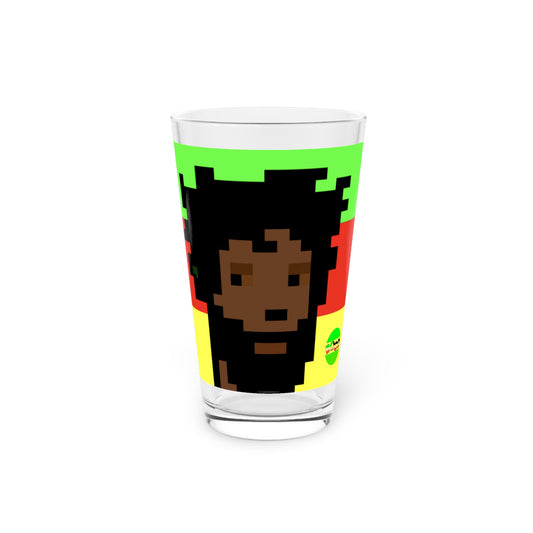 Cool Rasta Glass, 16oz