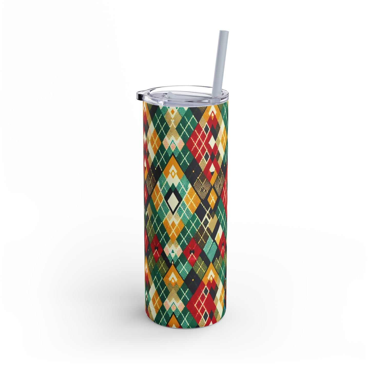 Geometric Patchwork Tumbler