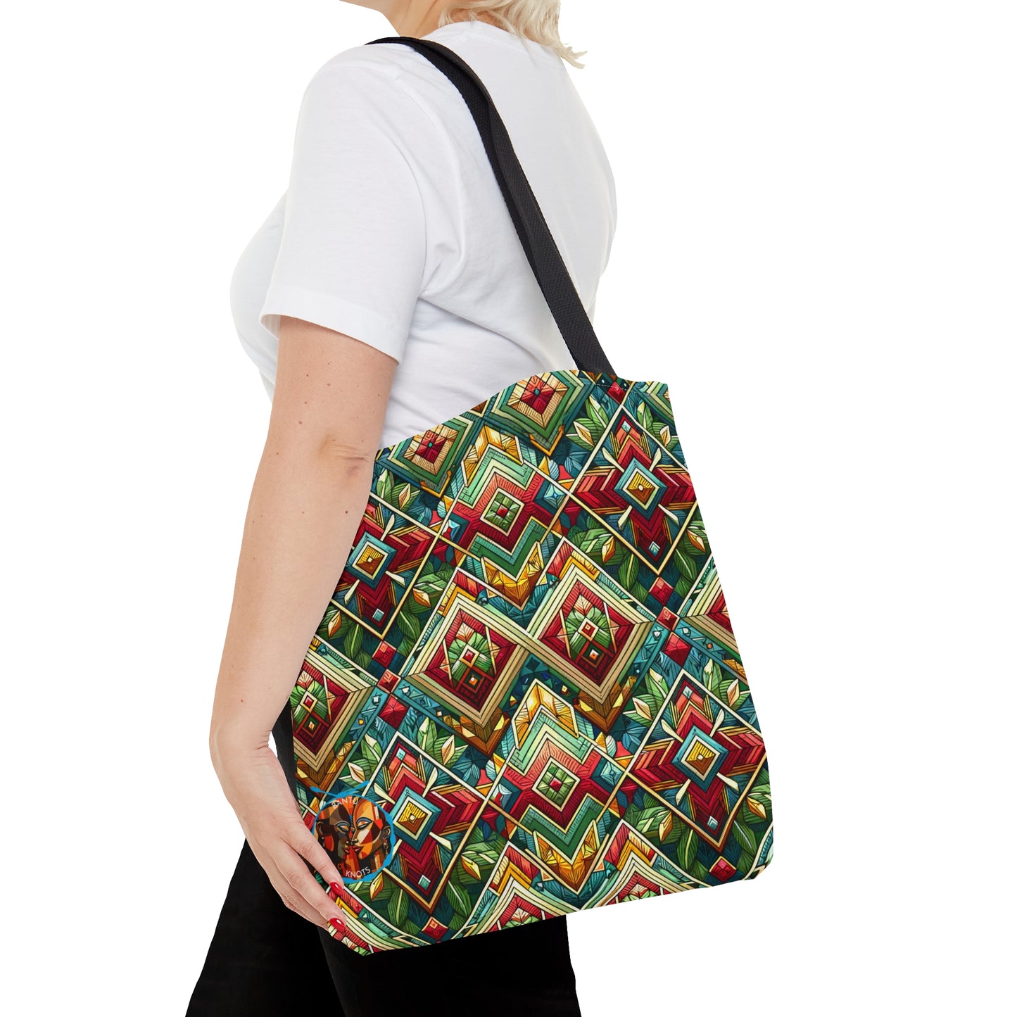 Vibrant Geometric Mosaic Tote Bag