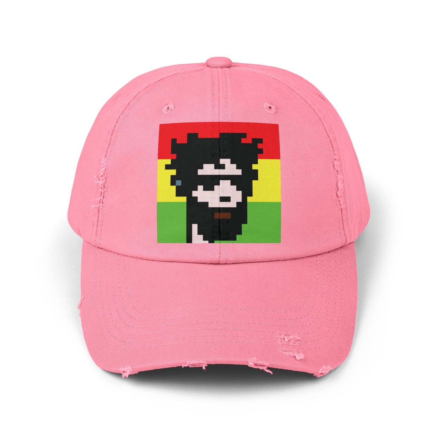 Rasta Vibes Distressed Cap - Unisex