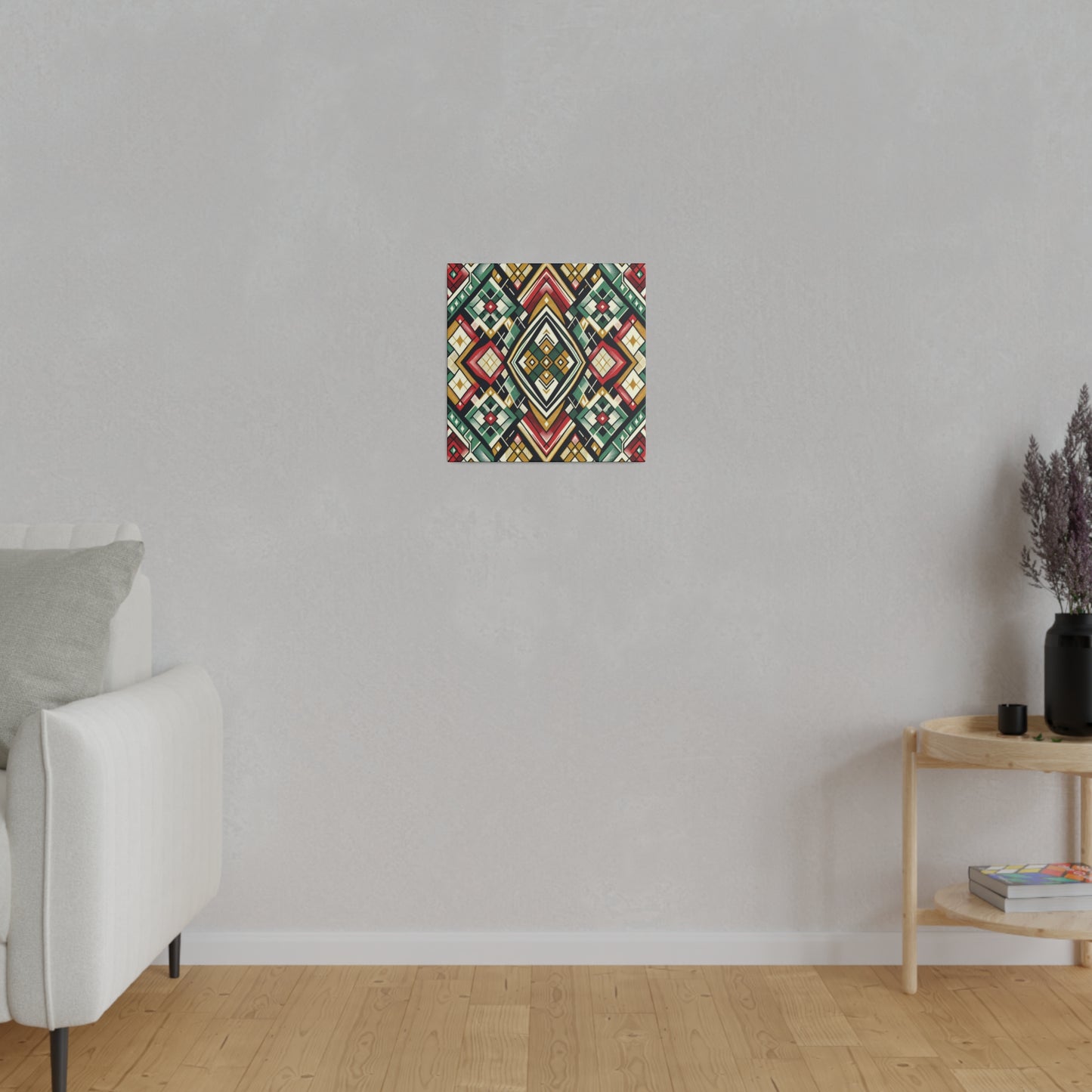 Geometric Tribal Canvas - Canvas