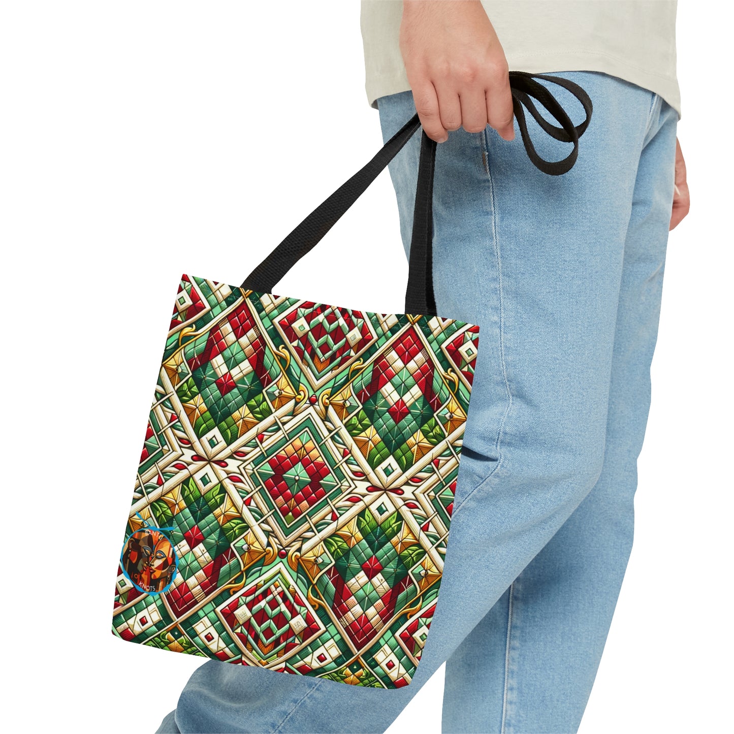 Geometric Elegance Artisan Tote Bag