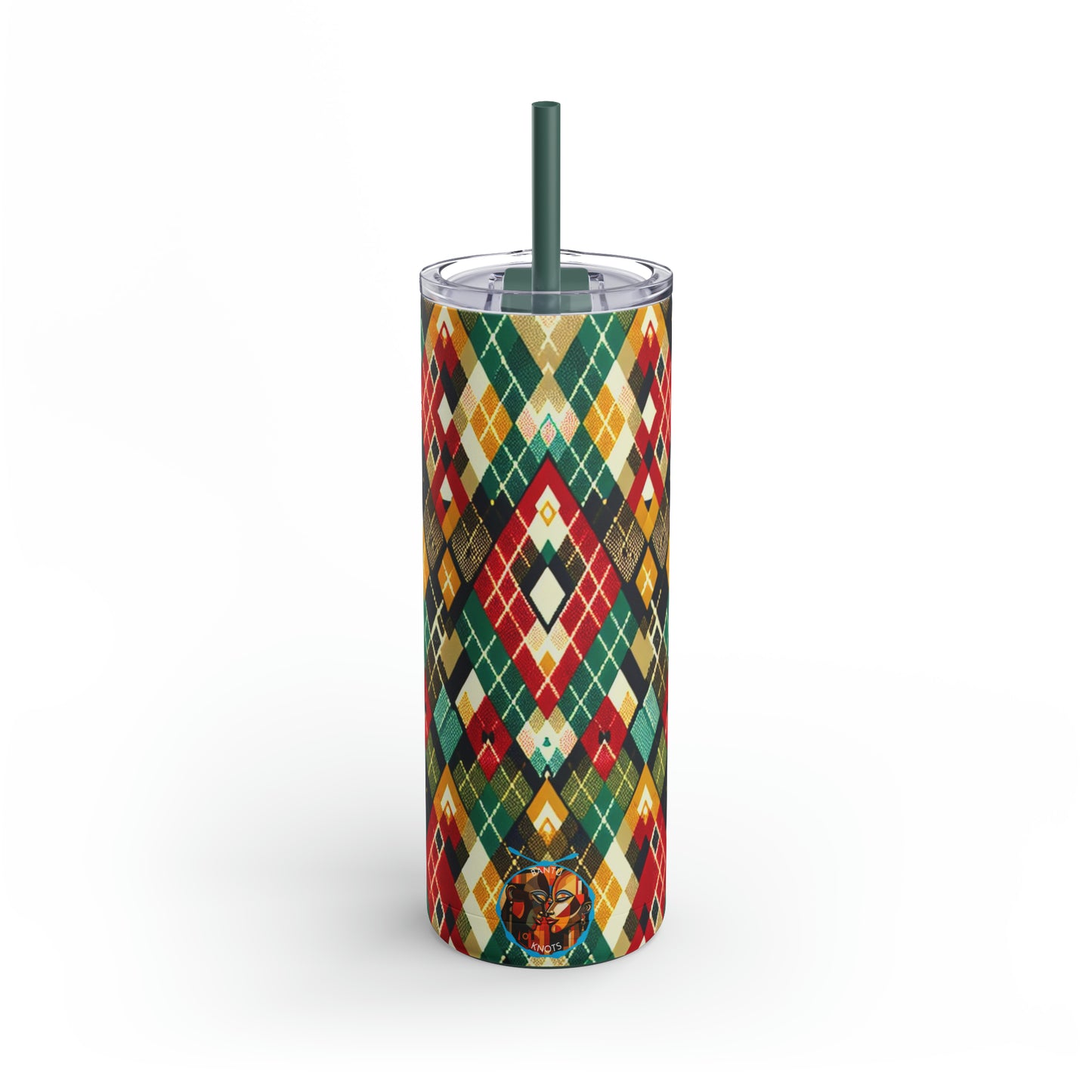 Geometric Patchwork Tumbler