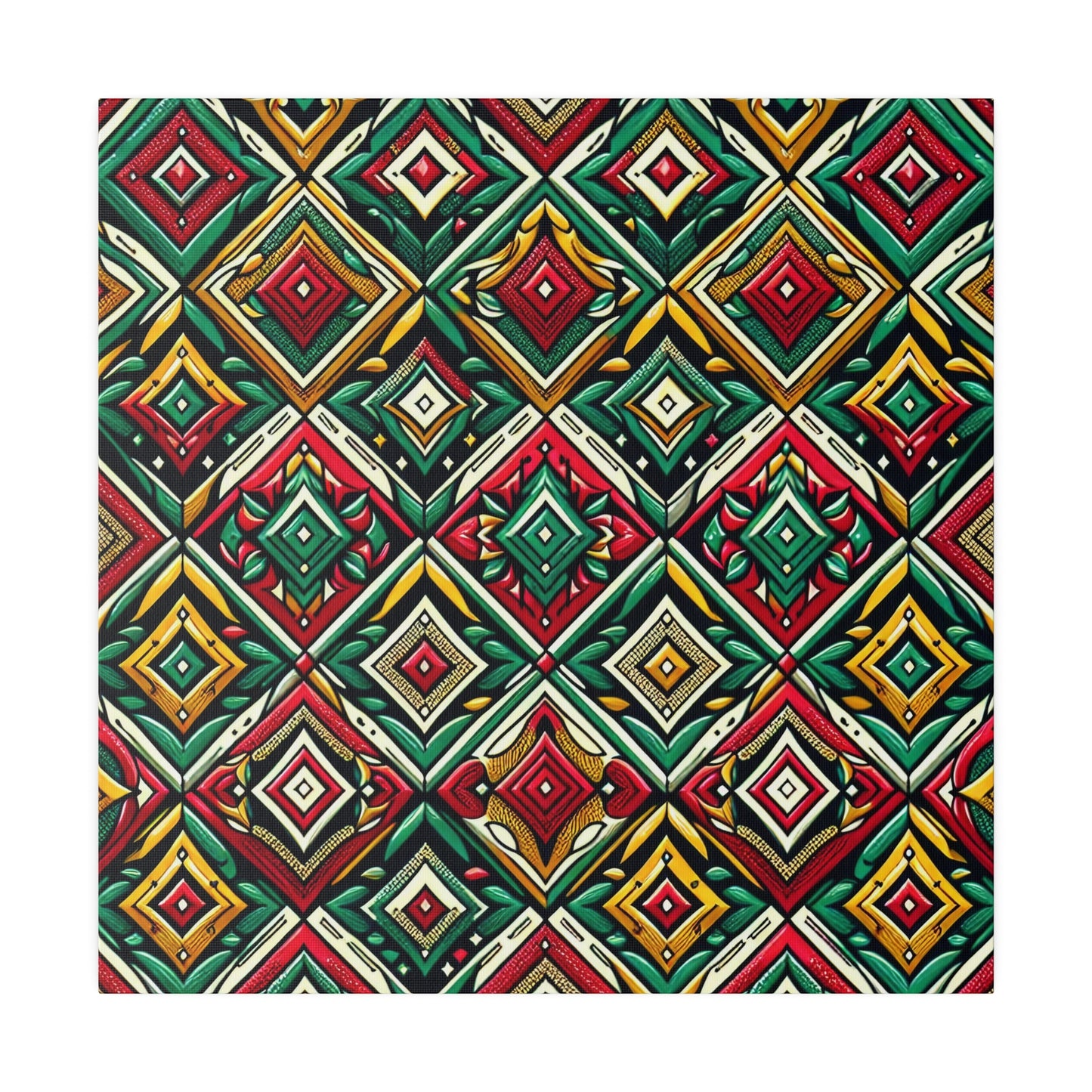 Tribal Geometric Canvas - Canvas