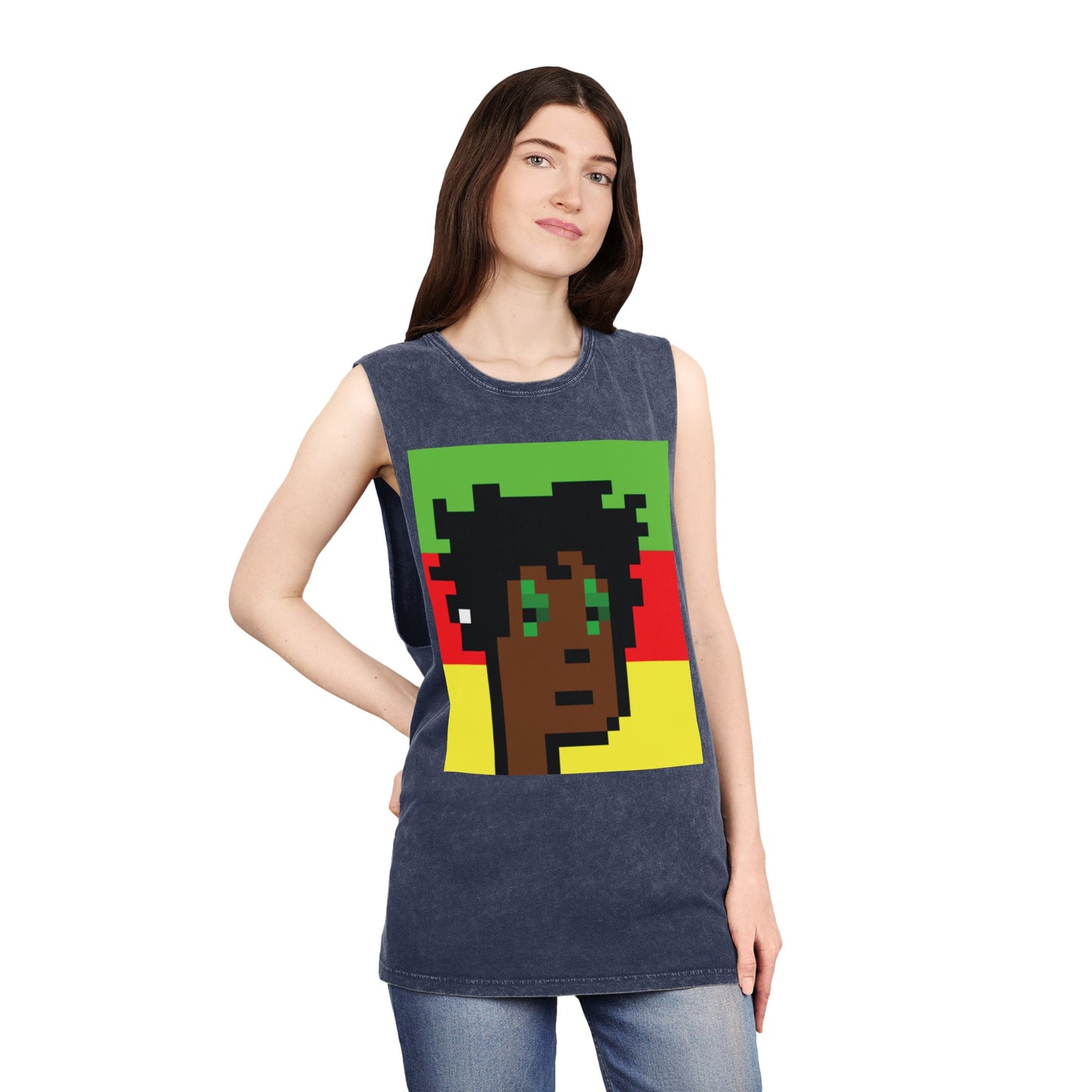 Ras Punk unisex Stonewash Tank Top