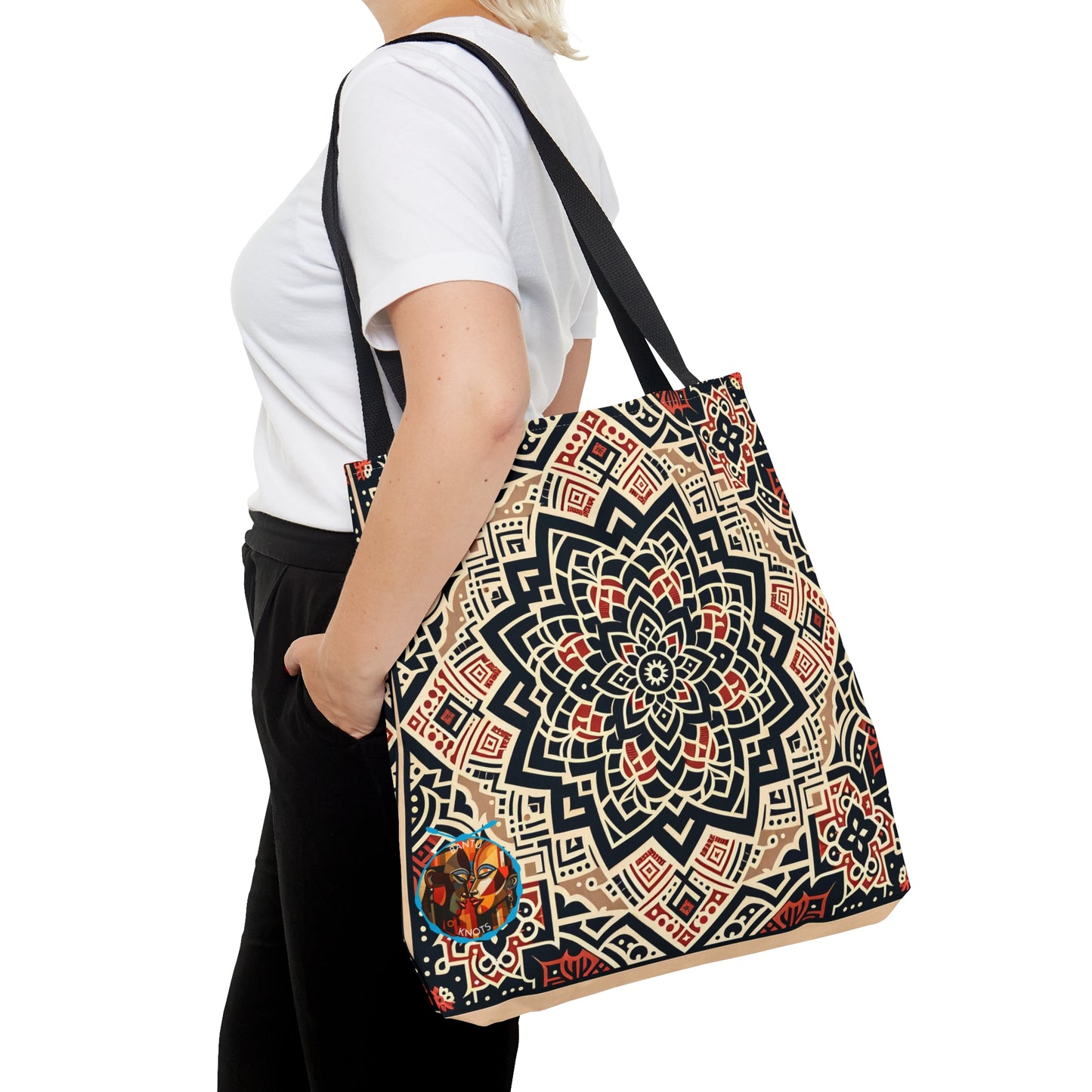 Bohemian Mandala Intricate Design Spacious Tote Bag