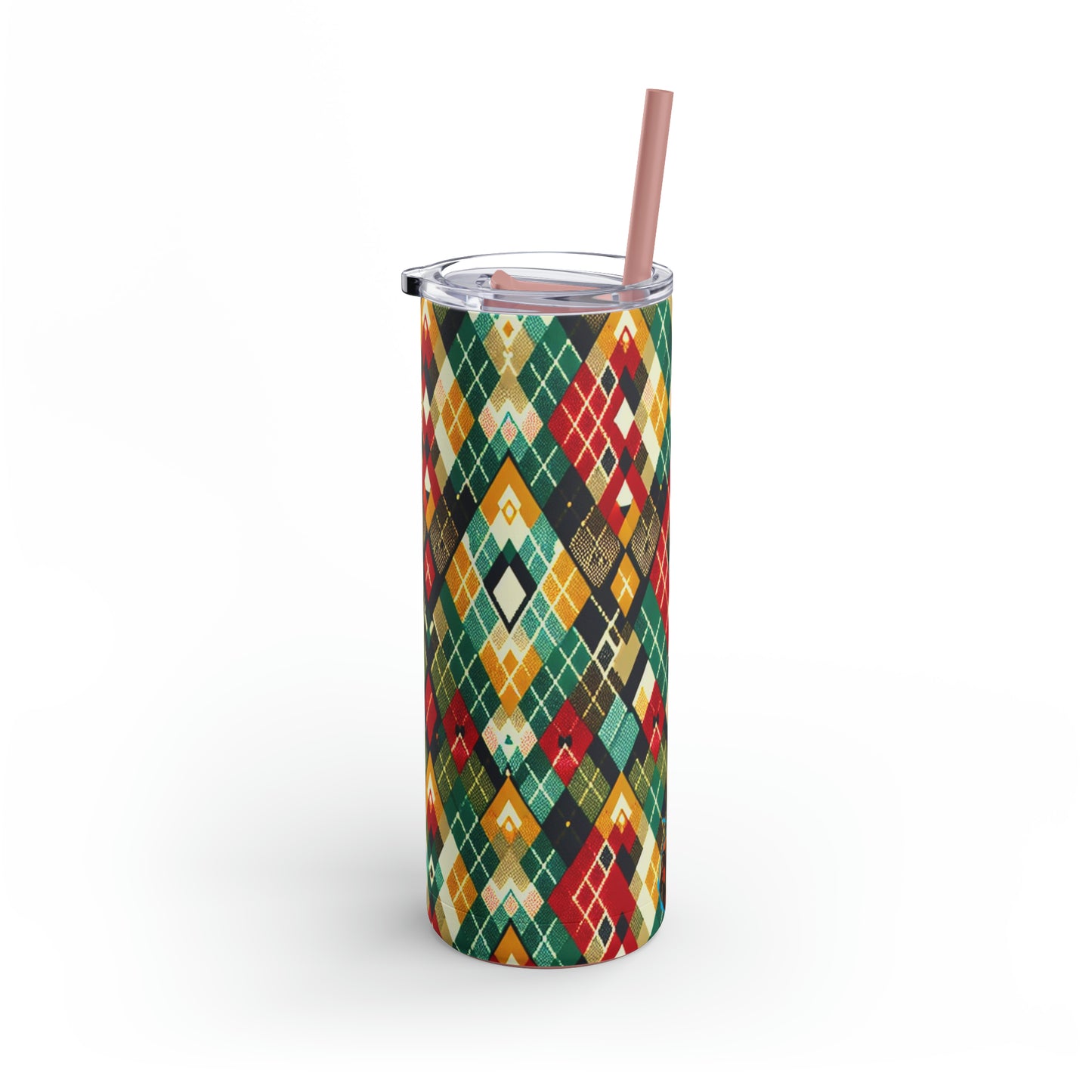 Geometric Patchwork Tumbler