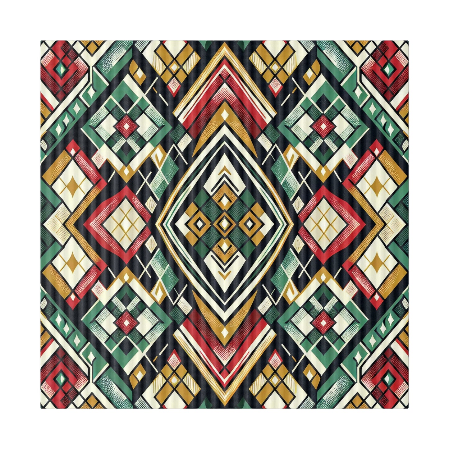 Geometric Tribal Canvas - Canvas
