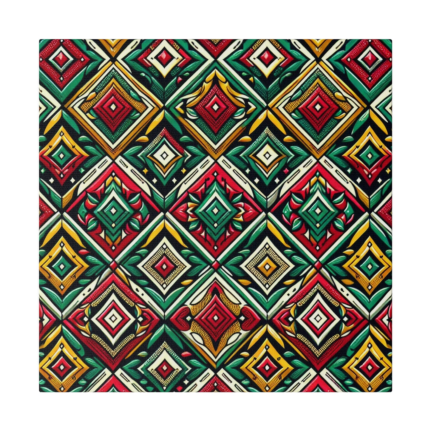 Tribal Geometric Canvas - Canvas