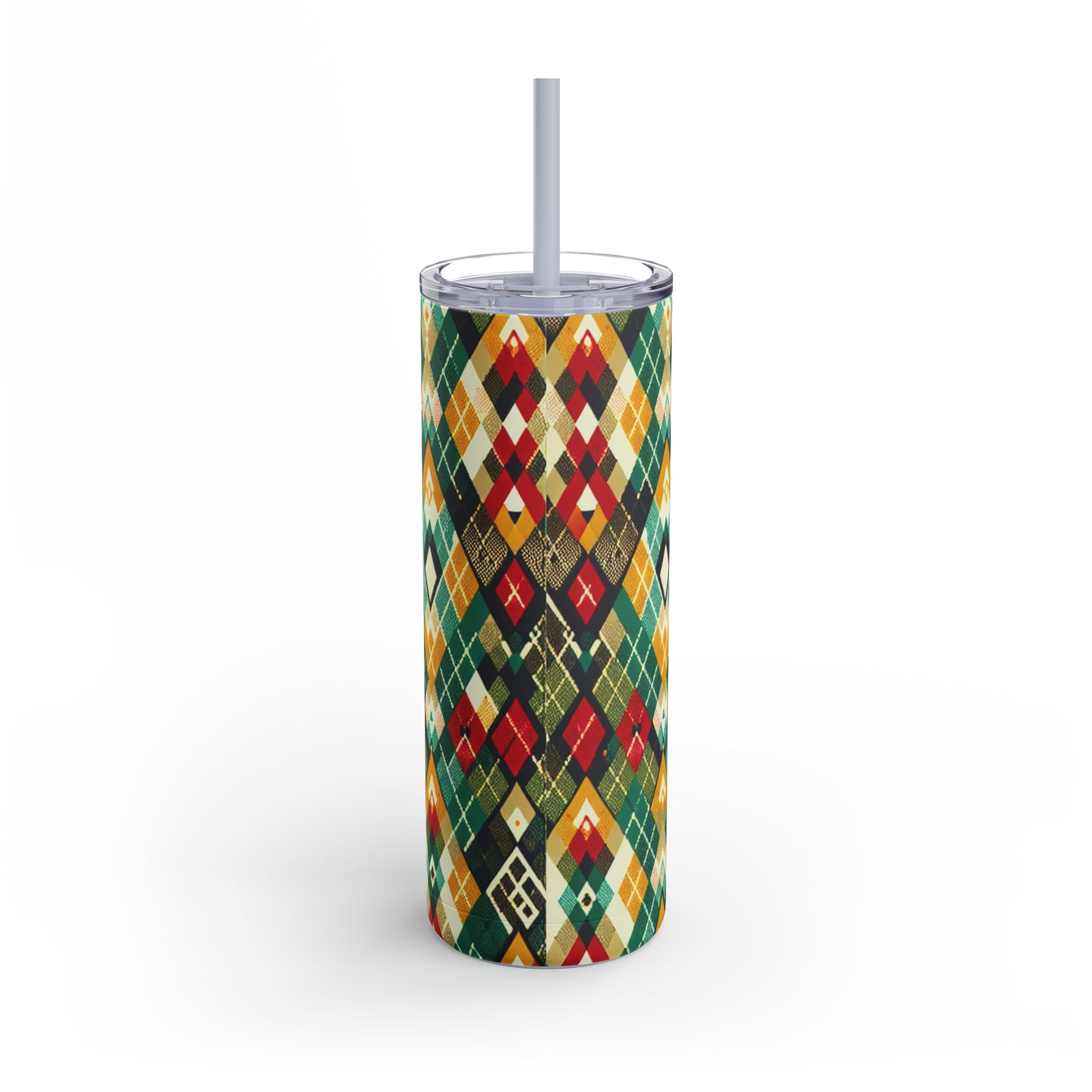 Geometric Patchwork Tumbler