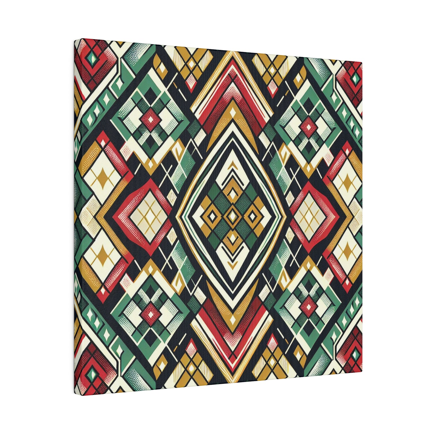 Geometric Tribal Canvas - Canvas