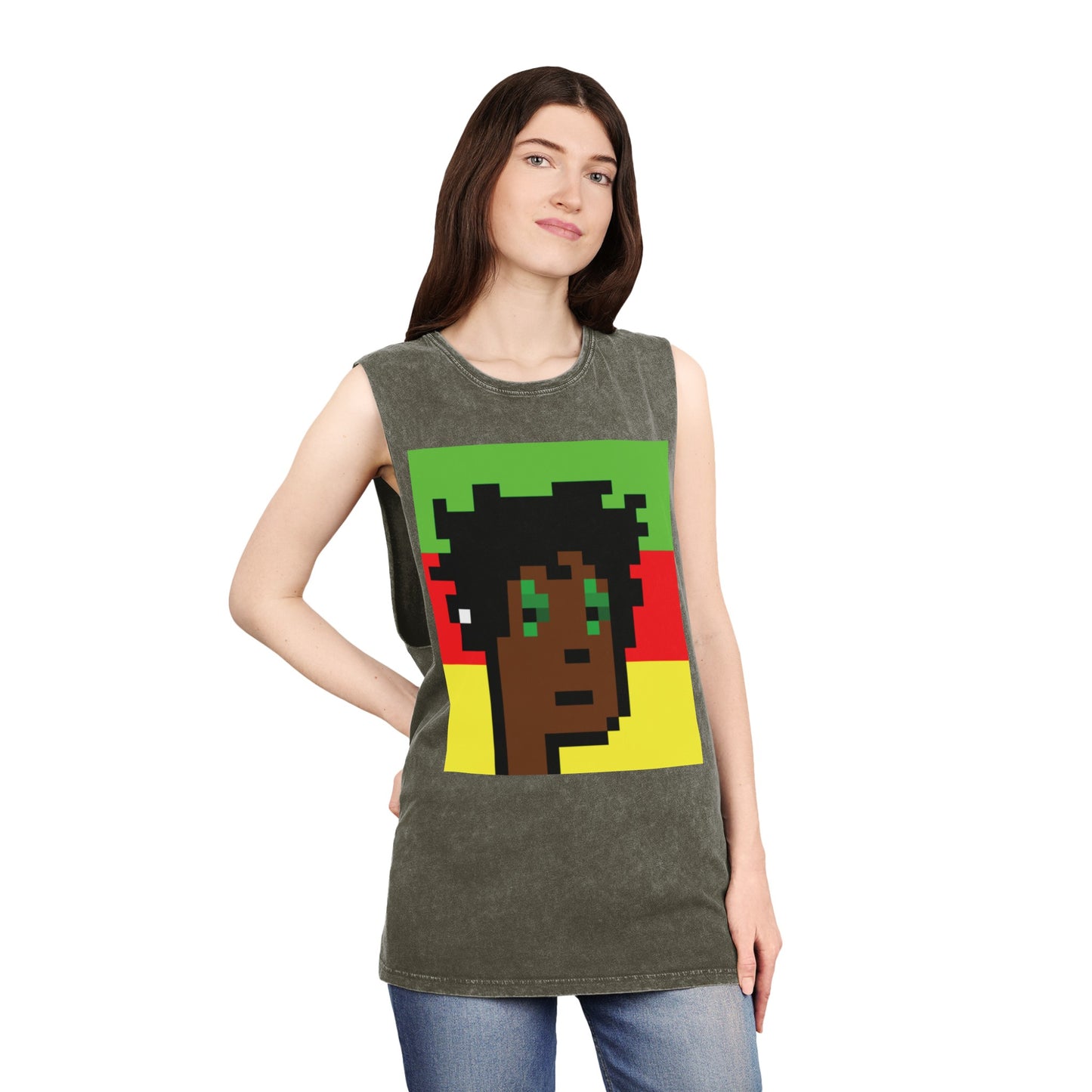 Ras Punk unisex Stonewash Tank Top