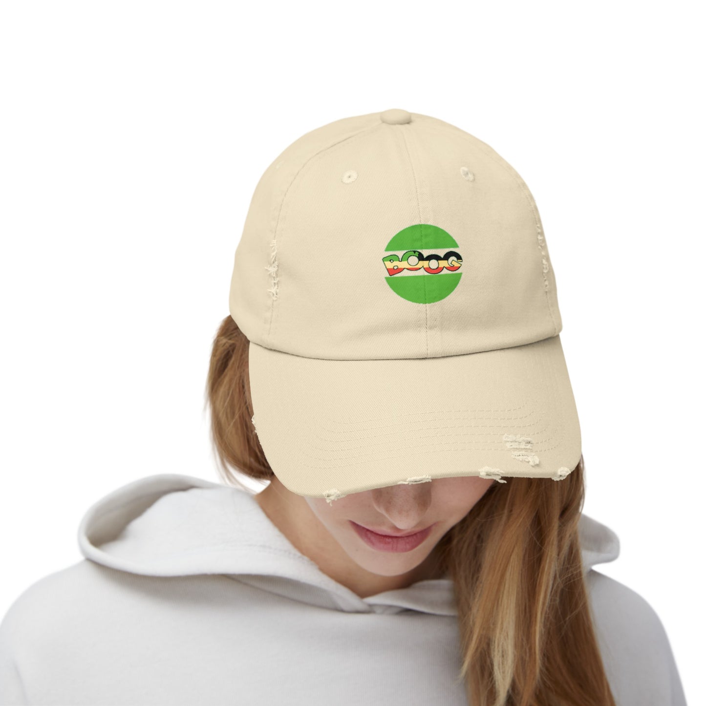 BOOG Unisex Distressed Cap