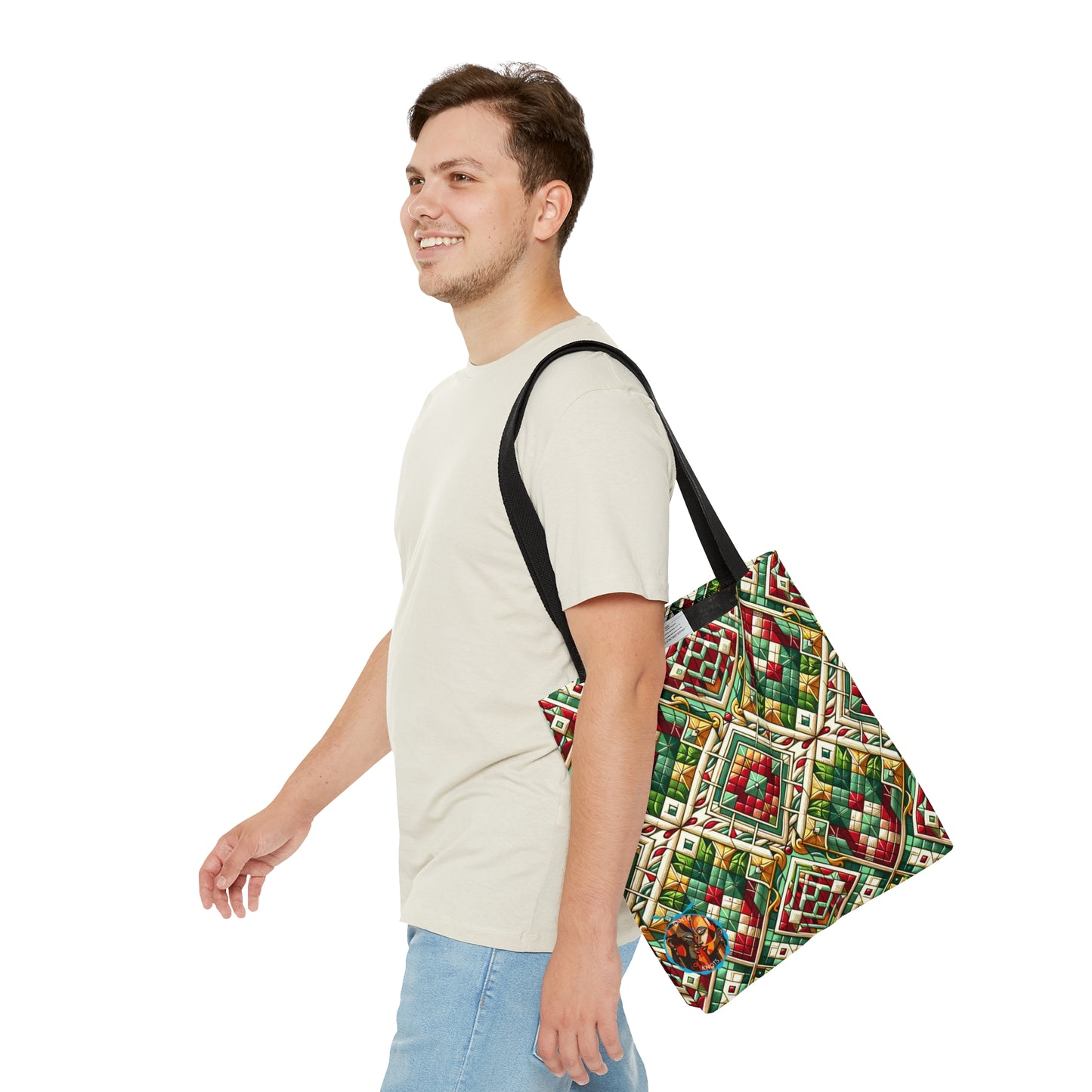 Geometric Elegance Artisan Tote Bag
