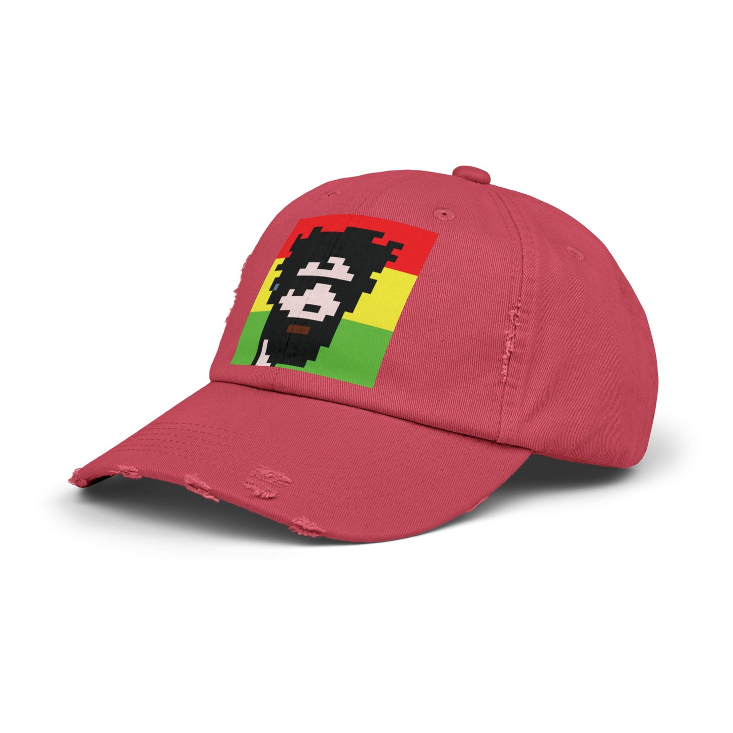 Rasta Vibes Distressed Cap - Unisex