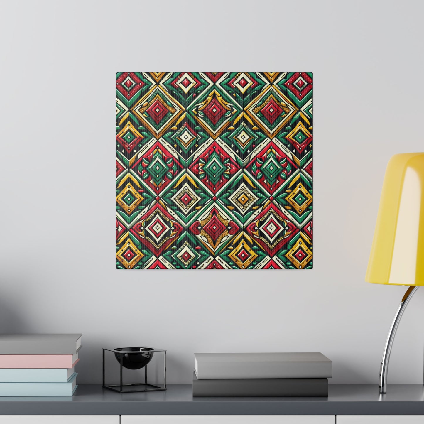 Tribal Geometric Canvas - Canvas