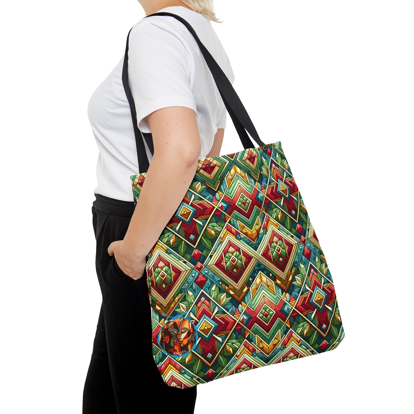 Vibrant Geometric Mosaic Tote Bag